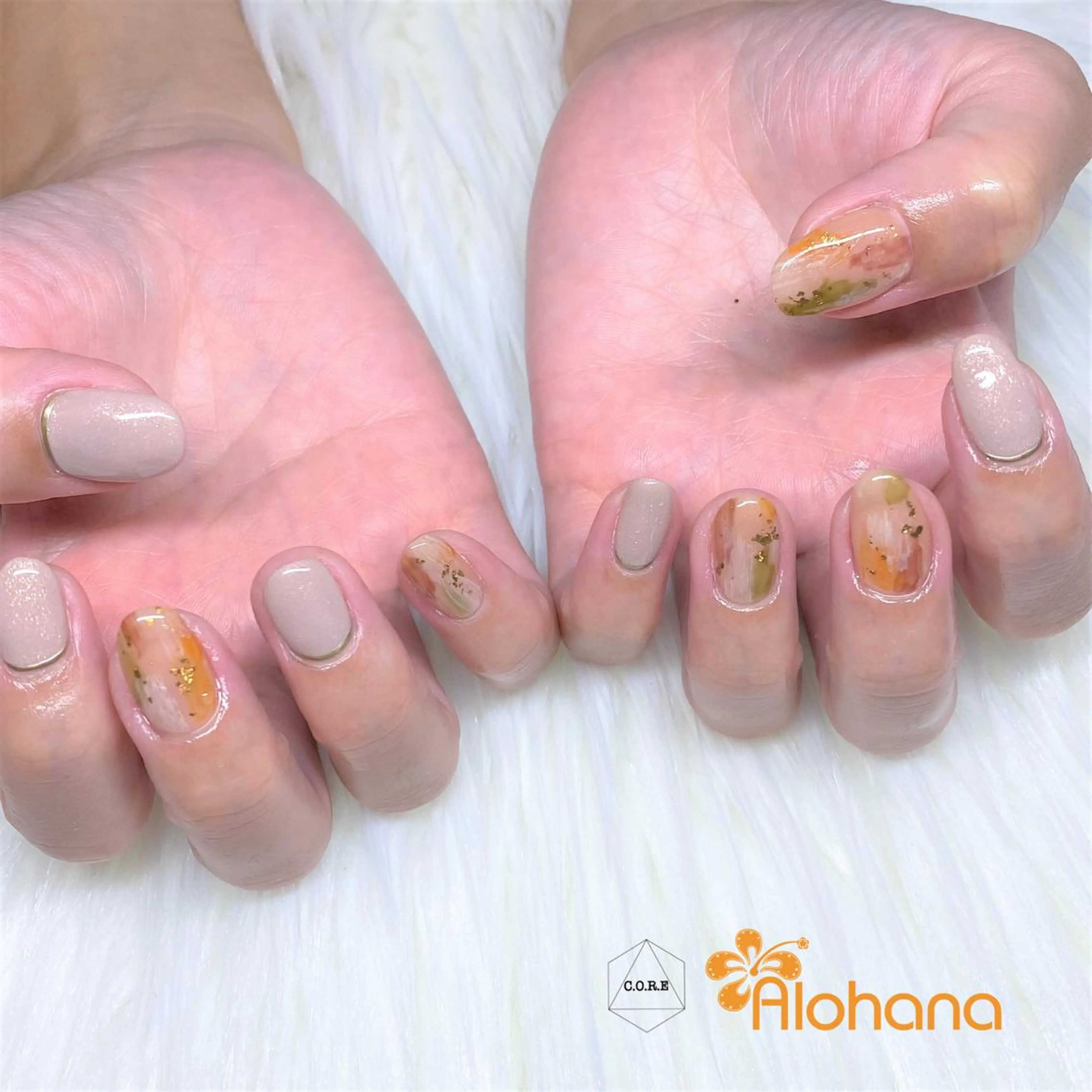 ネイル ハンドネイル Alohana Minaのネイルデザイン