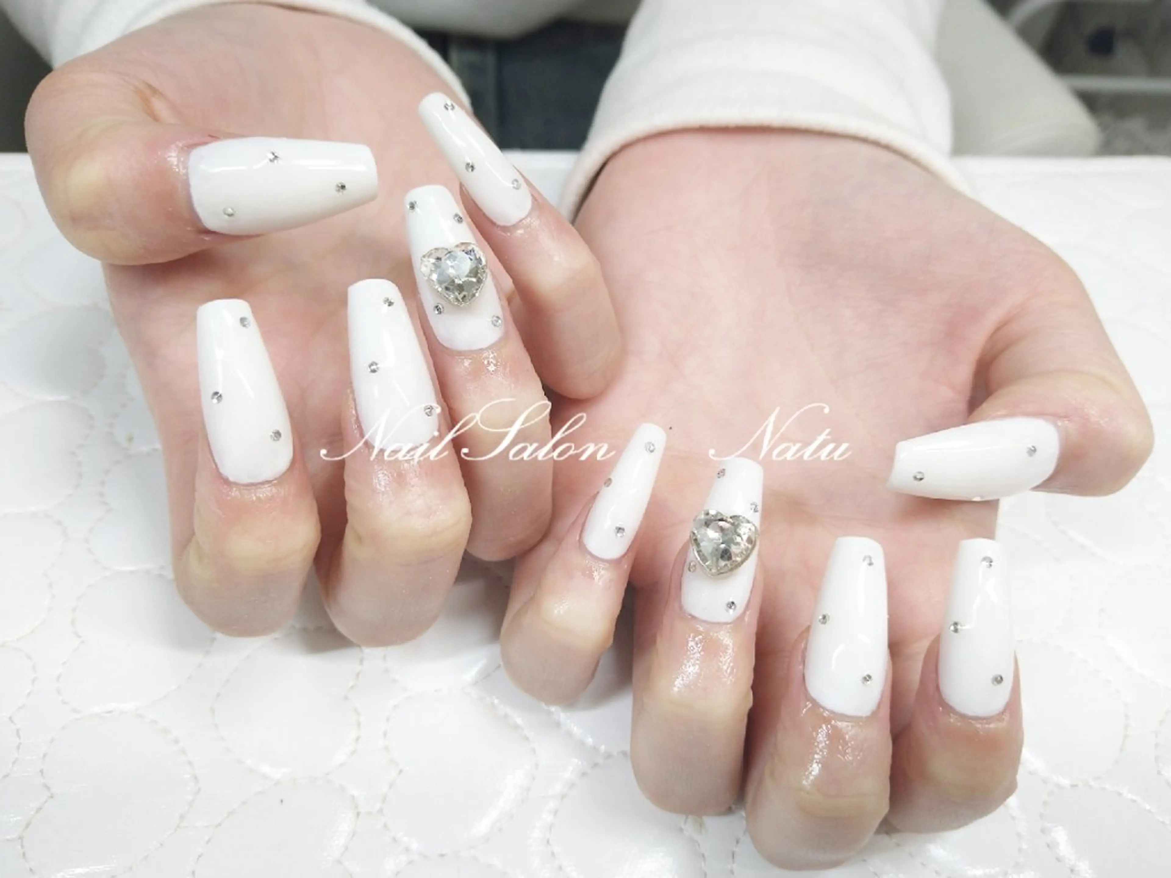 ネイル 長さ出し nailsalon　 Natuのネイルデザイン