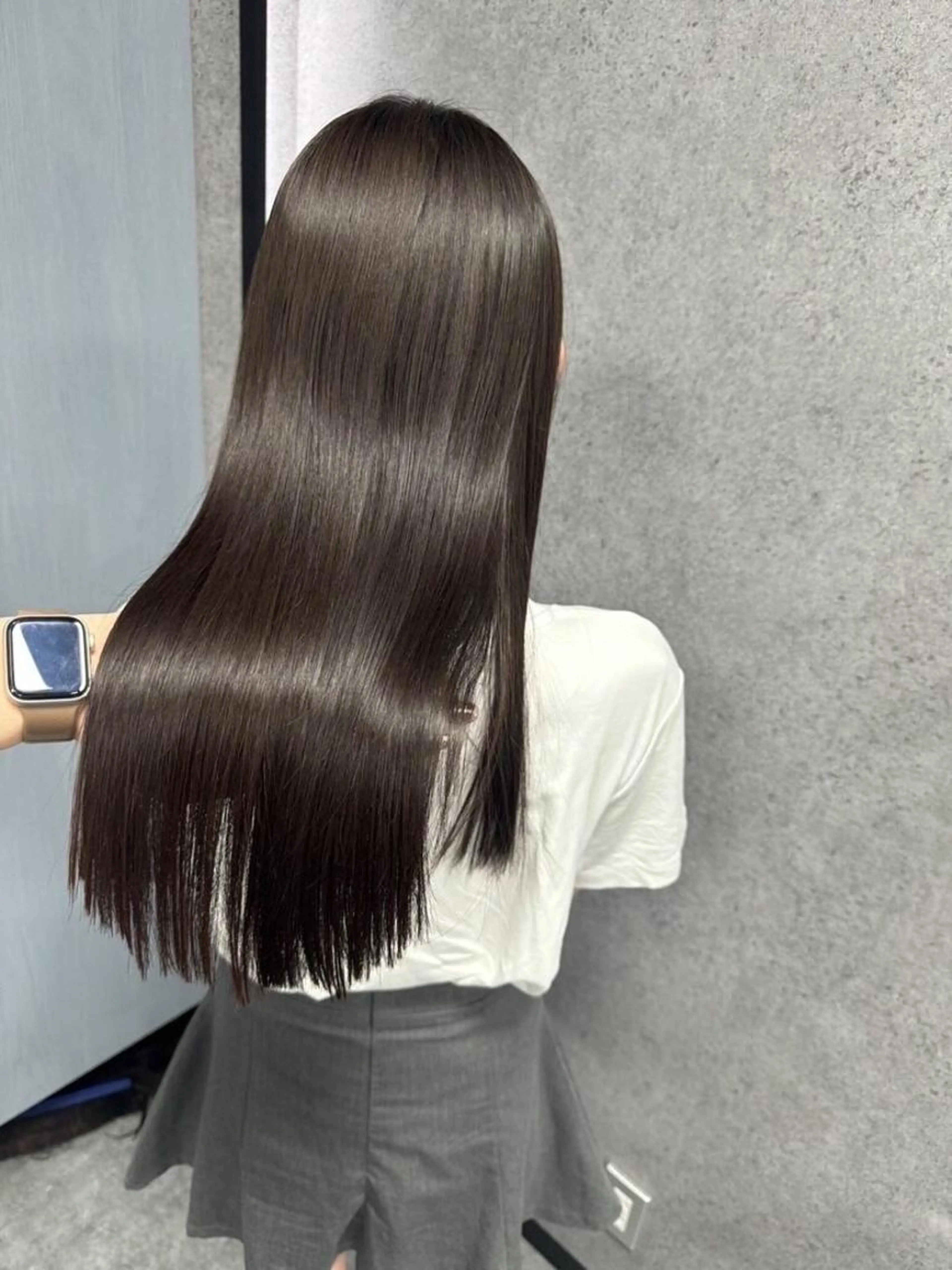 【一押し☆】カット＋プレミアム縮毛矯正＋リタッチカラー+プレTr　 ¥12800の写真