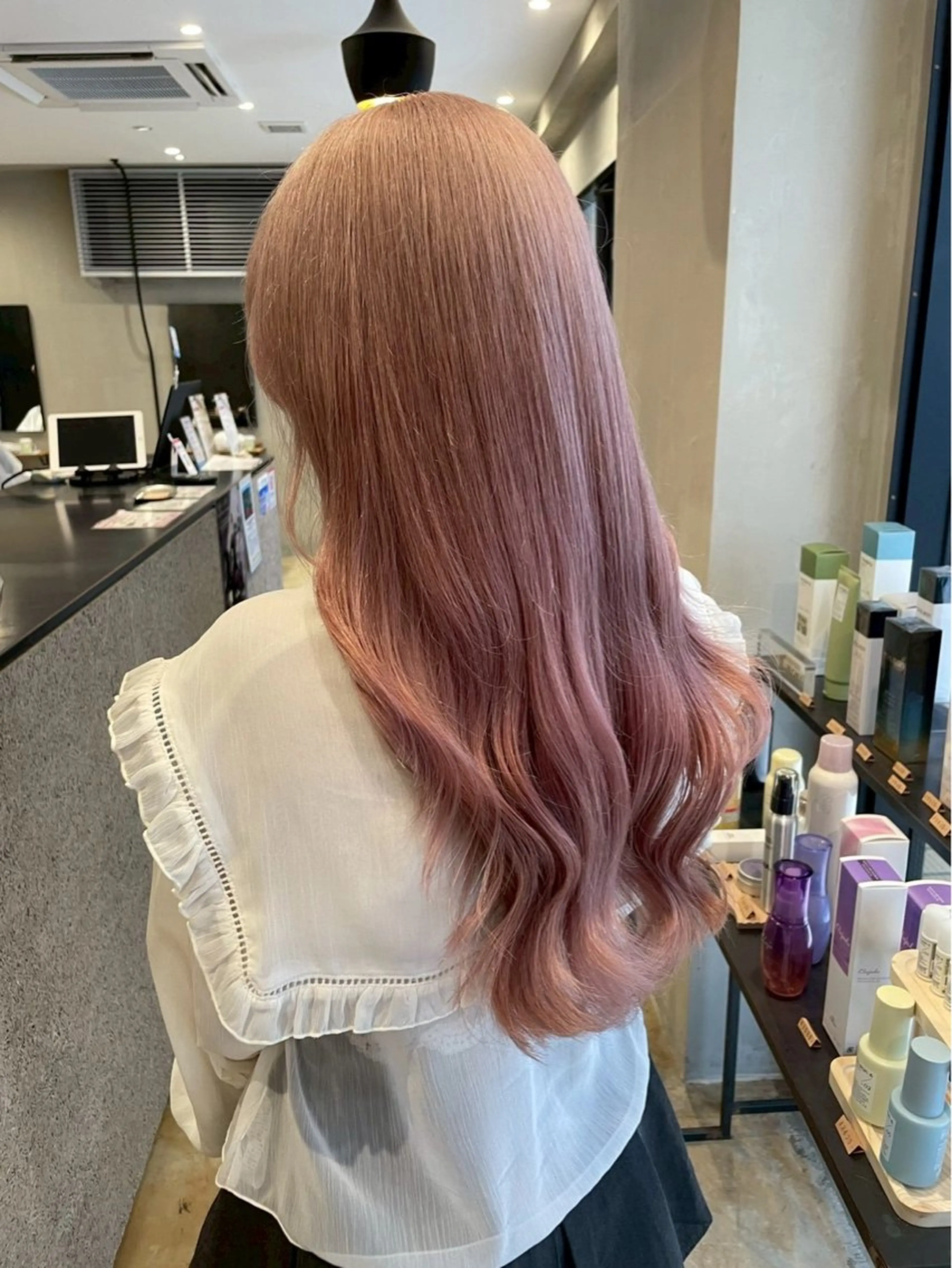 【U24】当日予約限定👉🏻ブリーチ＋オンカラー🎀✨️ダブルカラーの写真