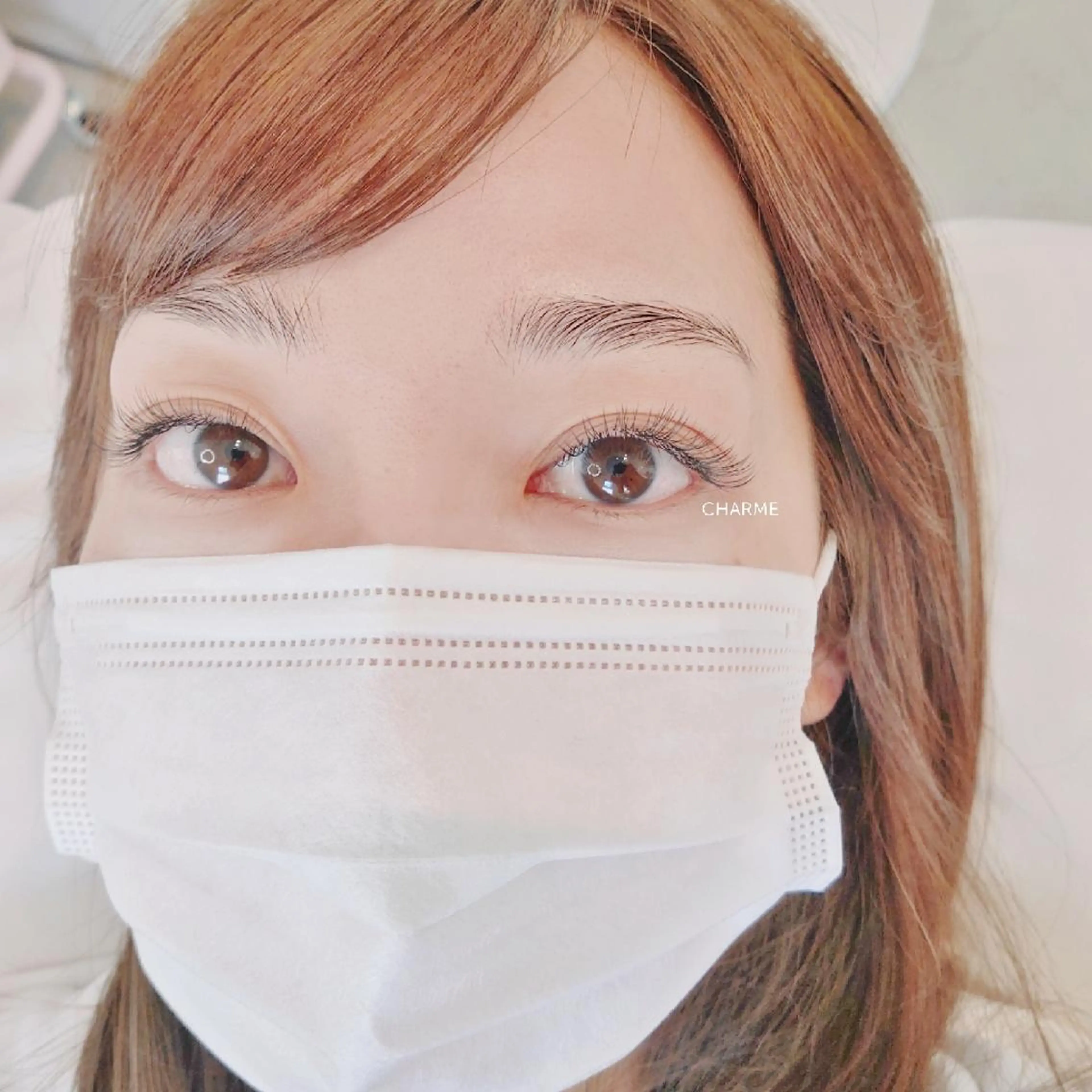 マツエク・マツパ 付け放題 フラットラッシュ CHARME .maayaのマツエク・マツパデザイン