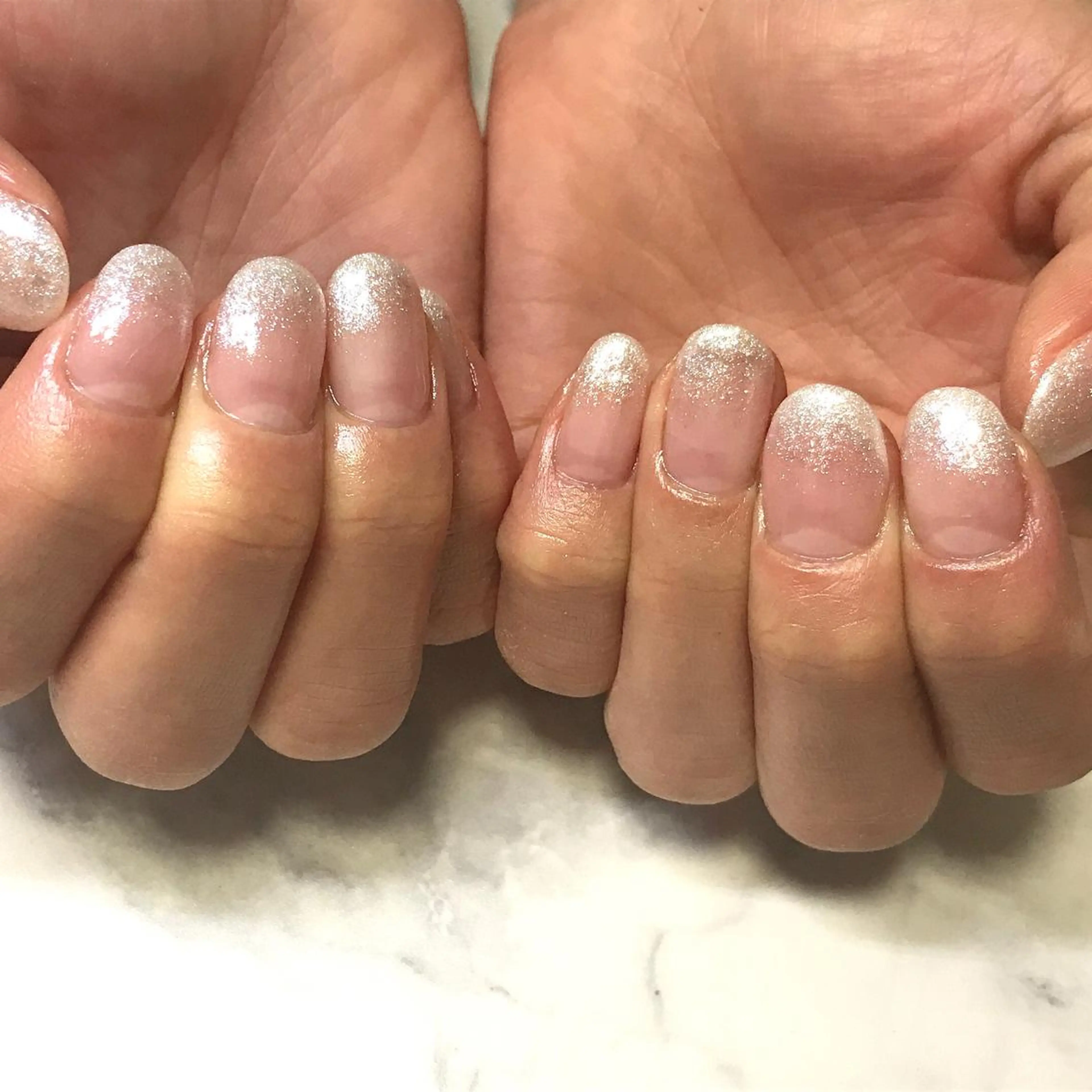 ネイル グラデーション ステラ marikominoのネイルデザイン