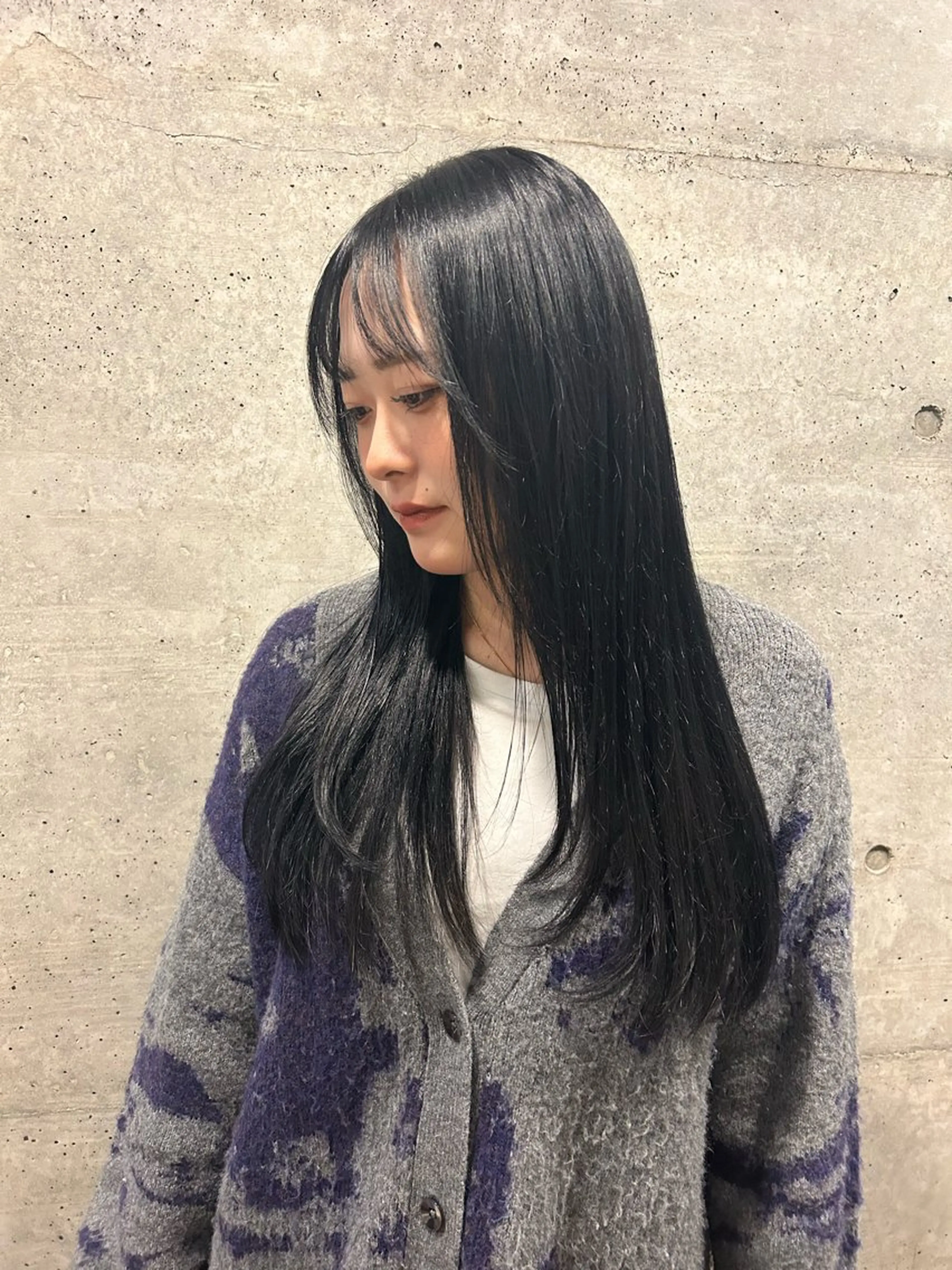 カット＋艶カラー＋超音波トリートメントの写真