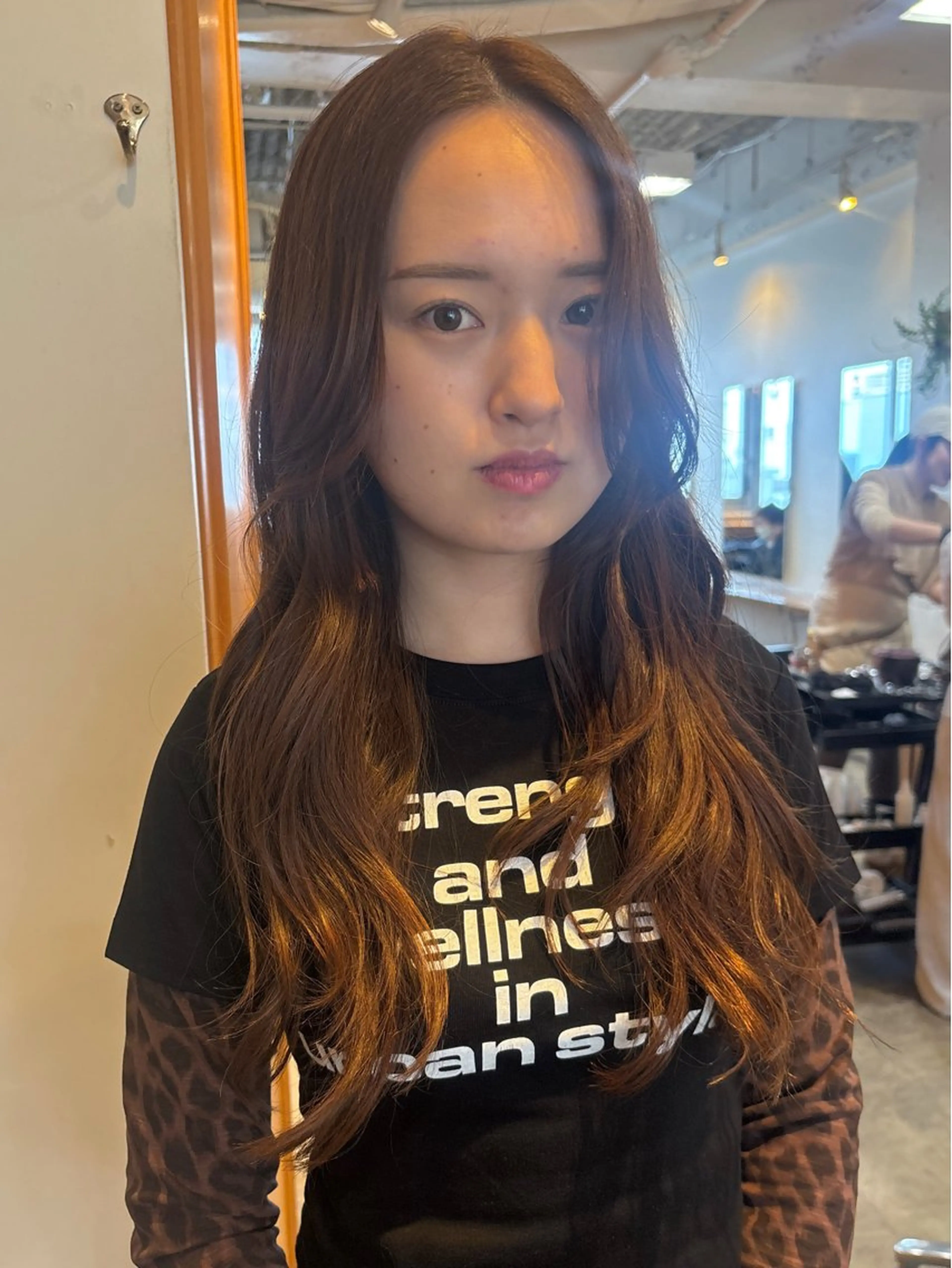 ロング カラー 韓国ヘア/wカラー レイヤー/RIN🎀のヘアスタイル