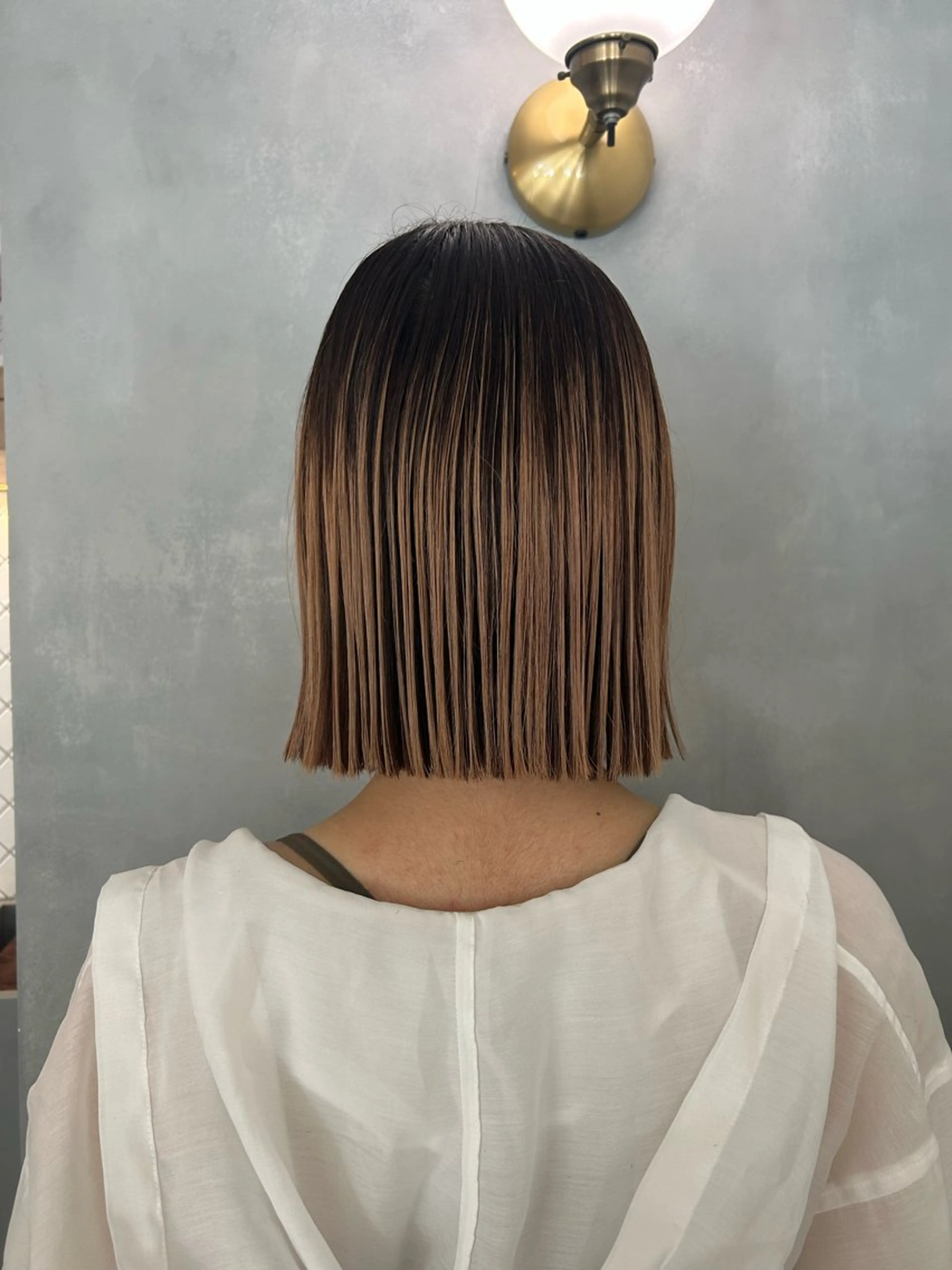 ショート カラー カット ヘアカラー トリートメント 🦖ミニボブ/ボブ /MOEKA🦕のヘアスタイル