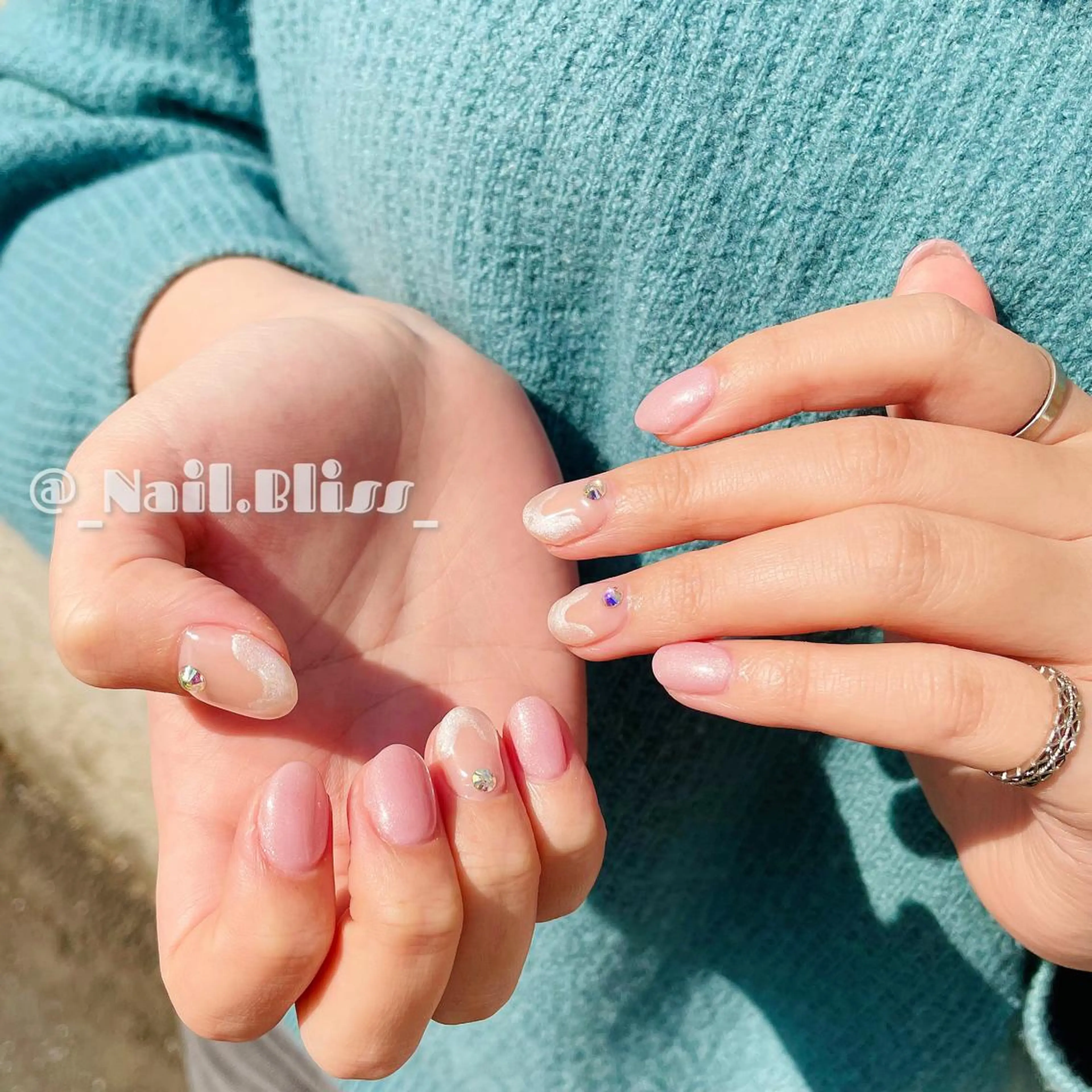 ネイル ピンク ハンドネイル NAIL BLISSのネイルデザイン