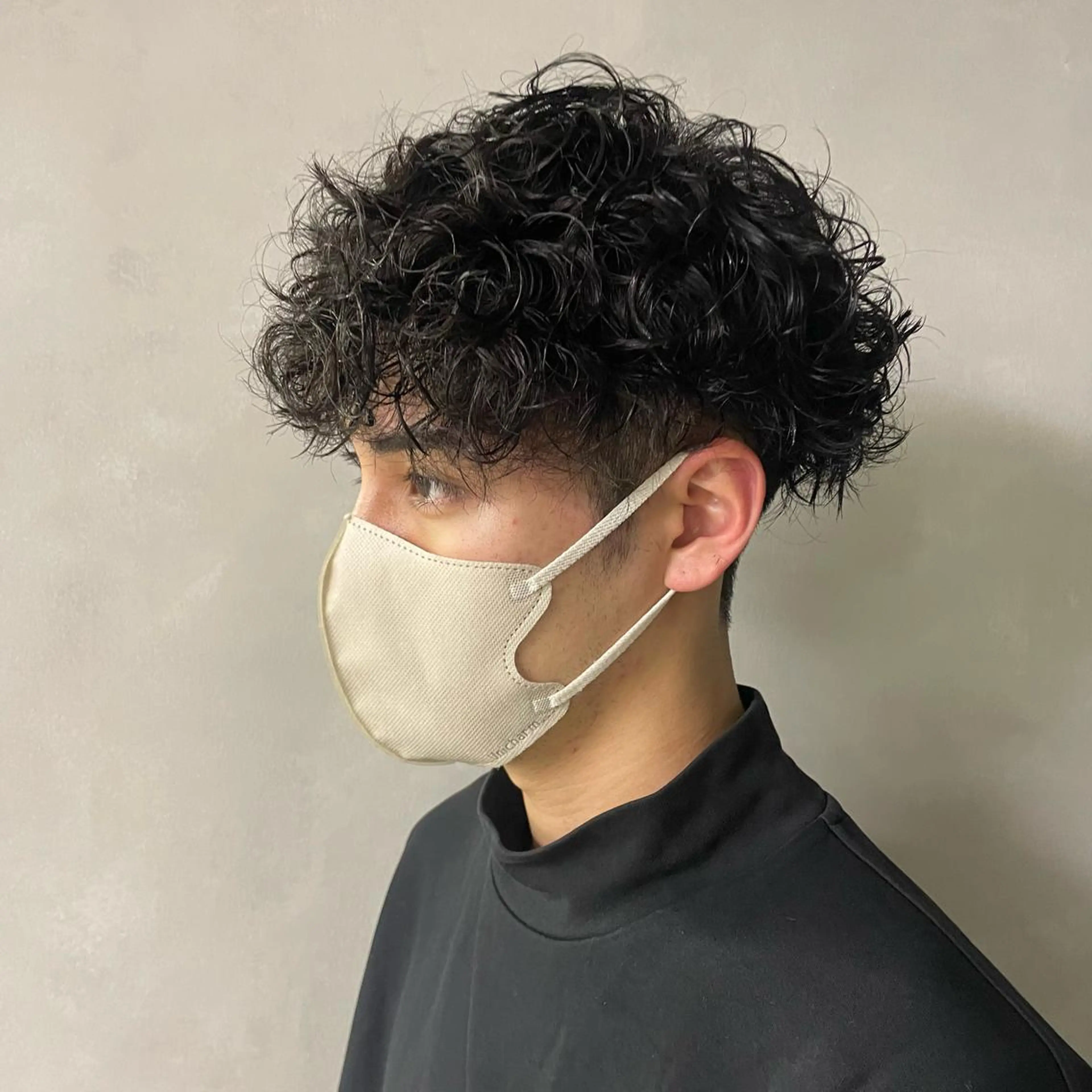 ショート パーマ メンズ ダウンパーマ メンズパーマ プードルパーマ スペインカール 波巻きパーマ 🫧縮毛矯正/髪質 改善🫧熊野未来のヘアスタイル