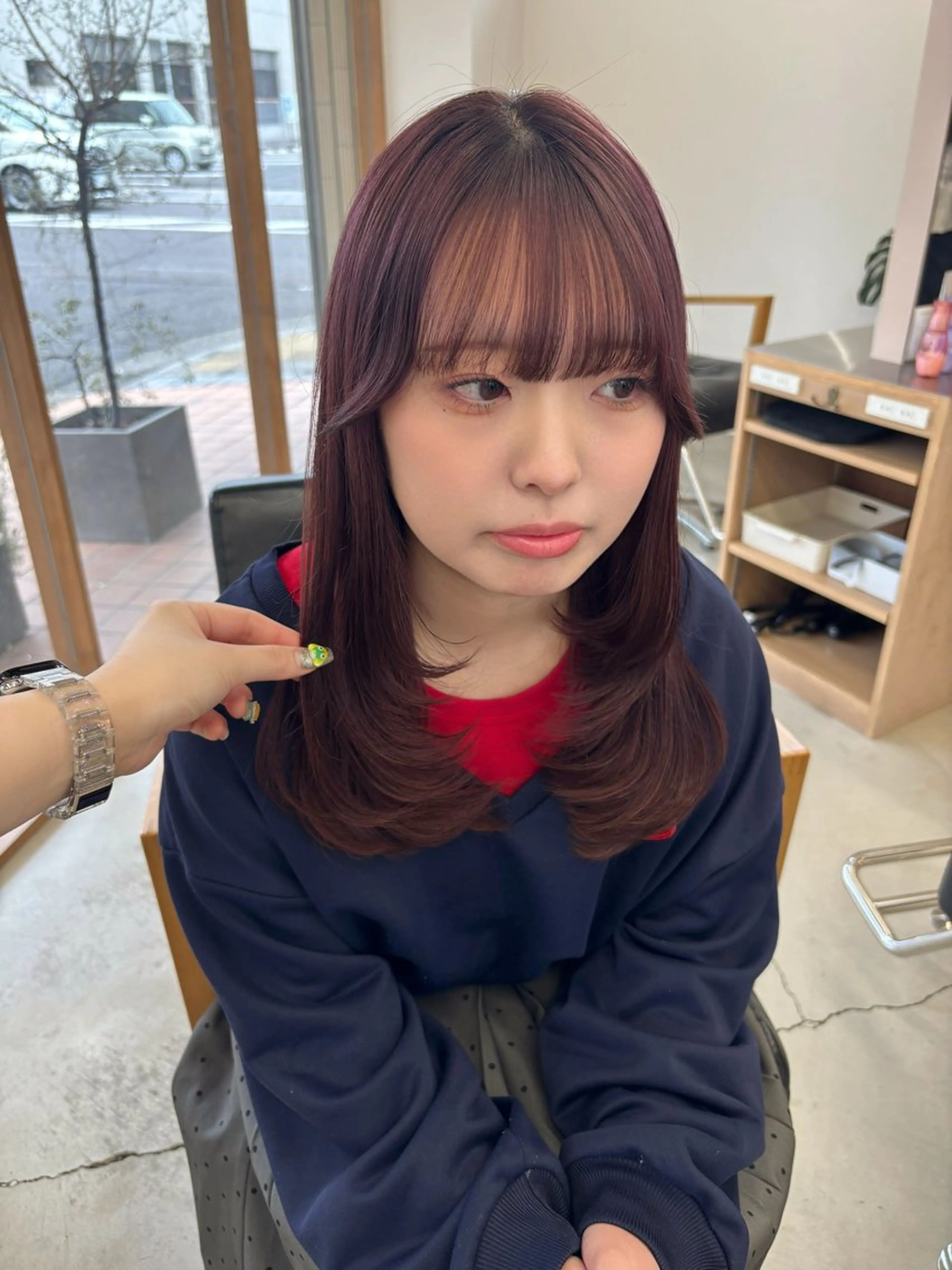 ロング レイヤーカット vince gio 彩織のヘアスタイル