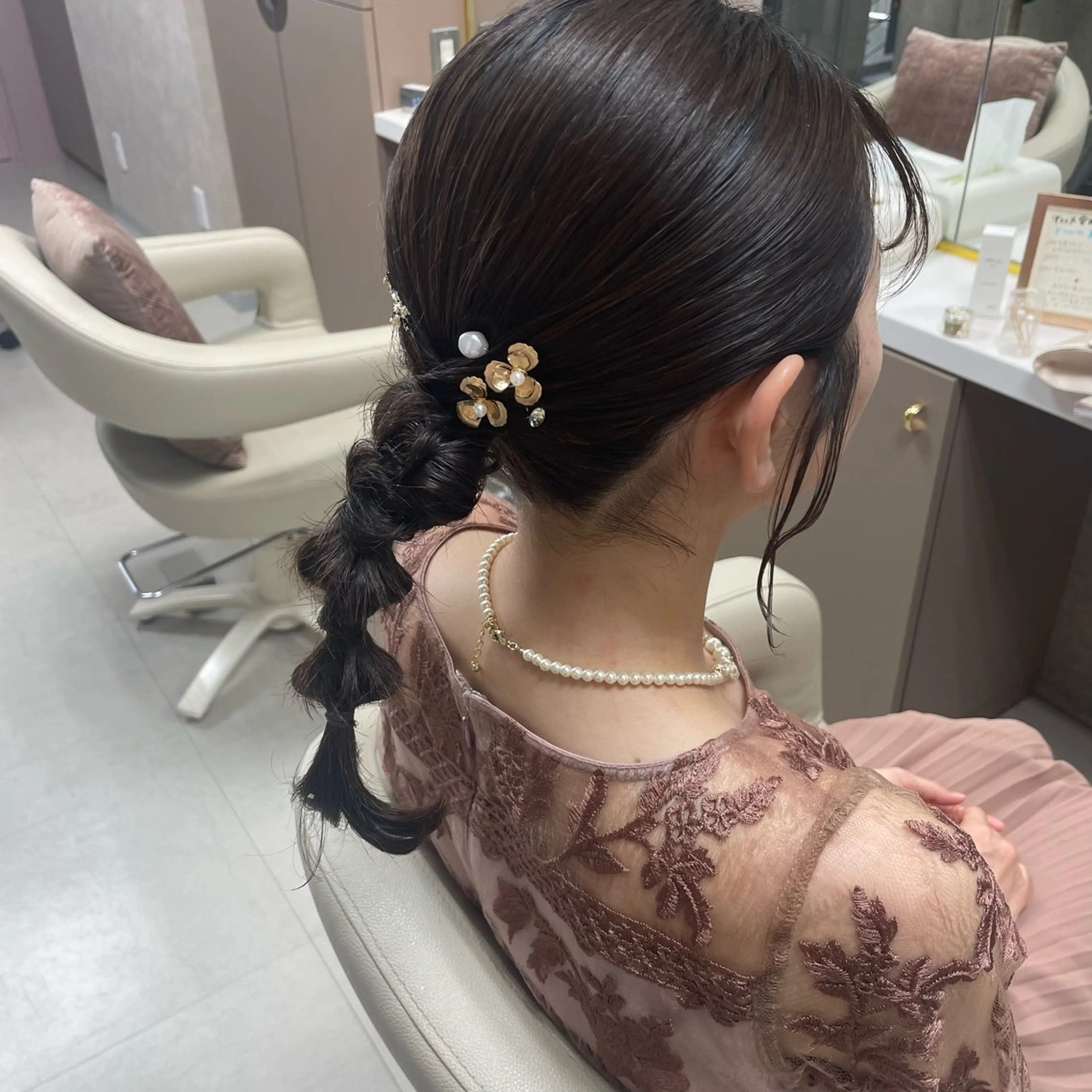 ミディアム ヘアアレンジ 着付け 坂本 沙也加のヘアスタイル