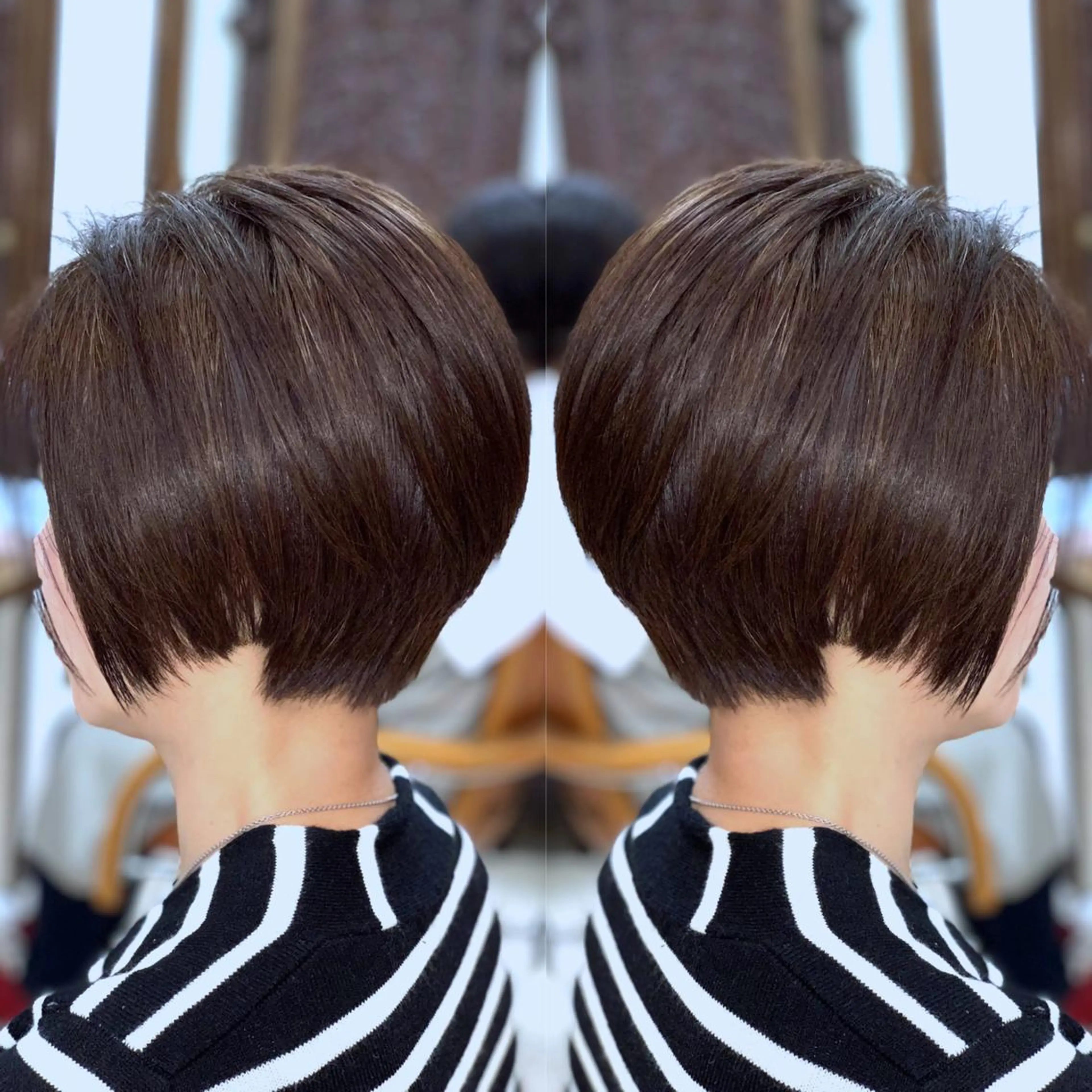 ショート 竹内 結希のヘアスタイル