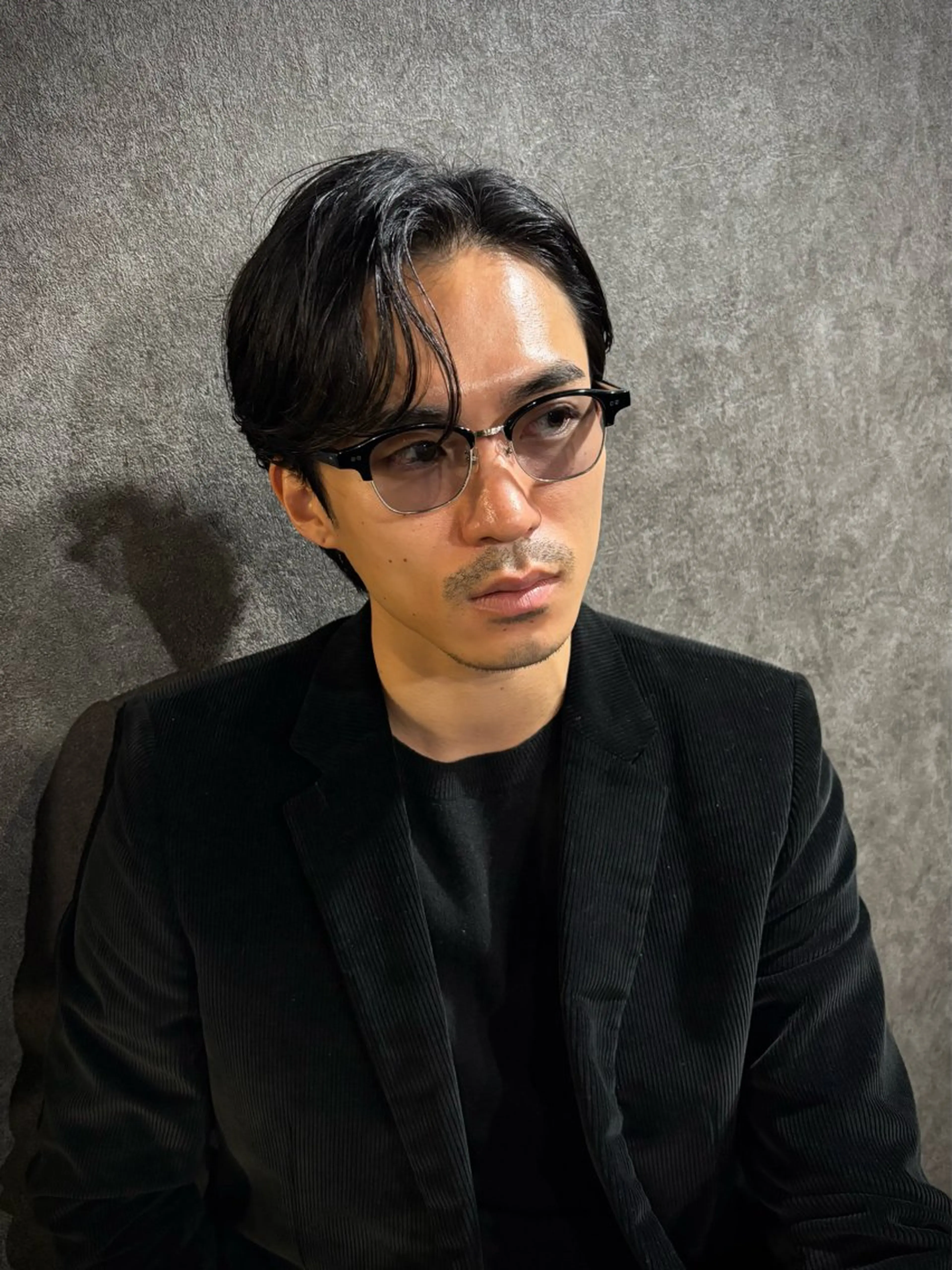 ショート メンズ カット パーマ トリートメント ヘアセット メンズパーマ/難波/ 心斎橋　室園亮佑のヘアスタイル