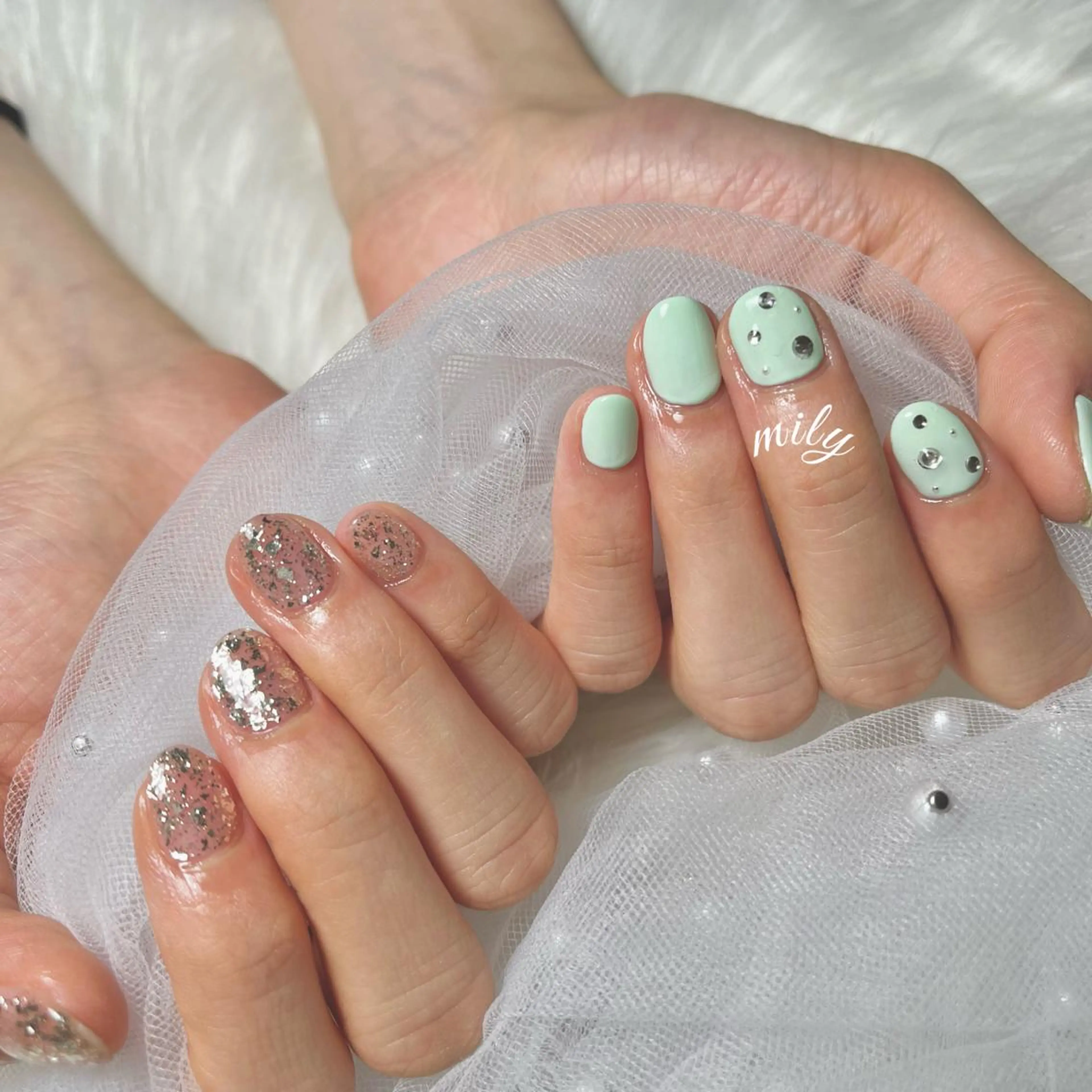 ネイル mily_harajuku所属・韓国ネイル☁️ haruna🌛のネイルデザイン