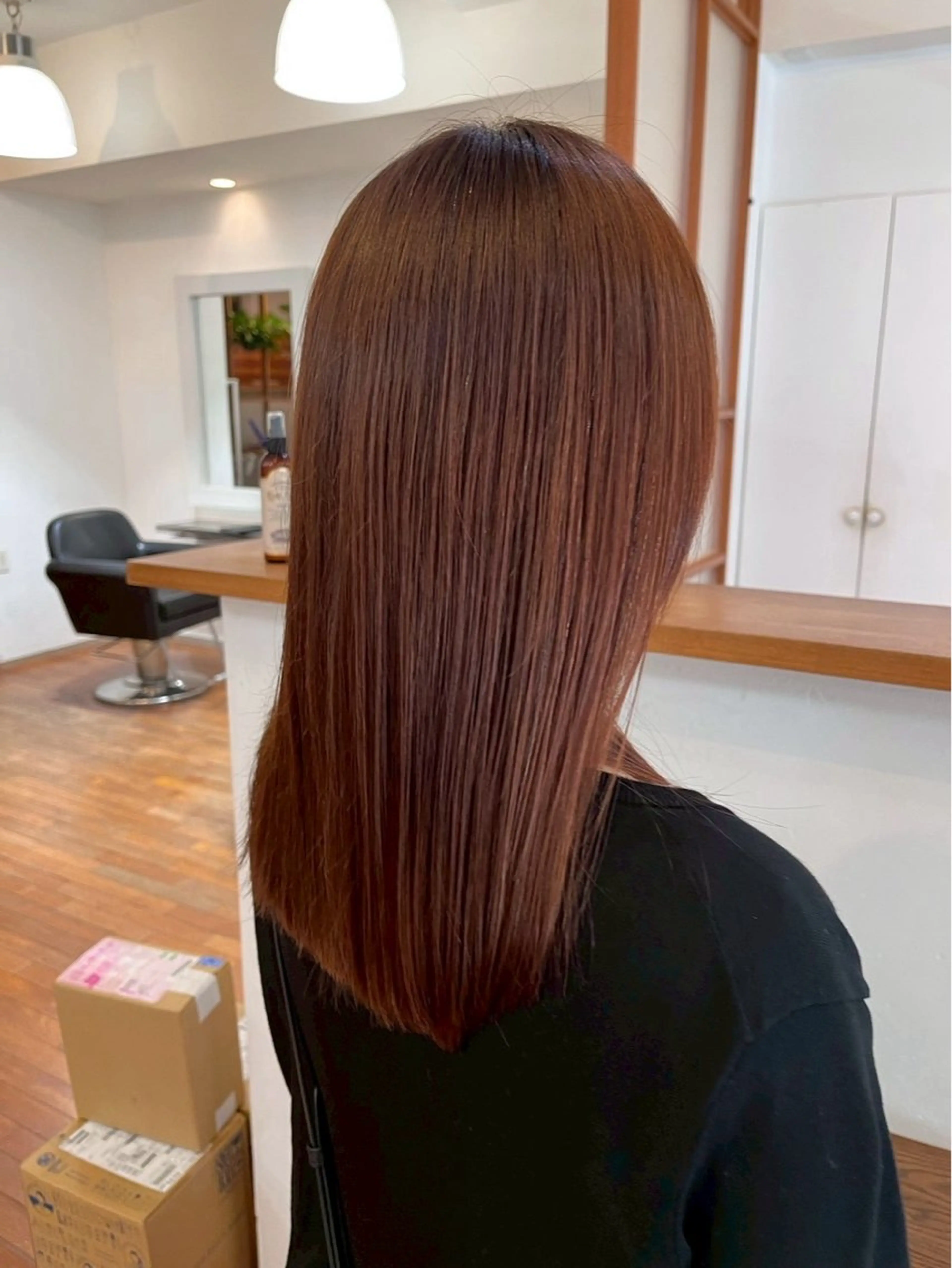 カラー おおくぼ あかりのヘアスタイル