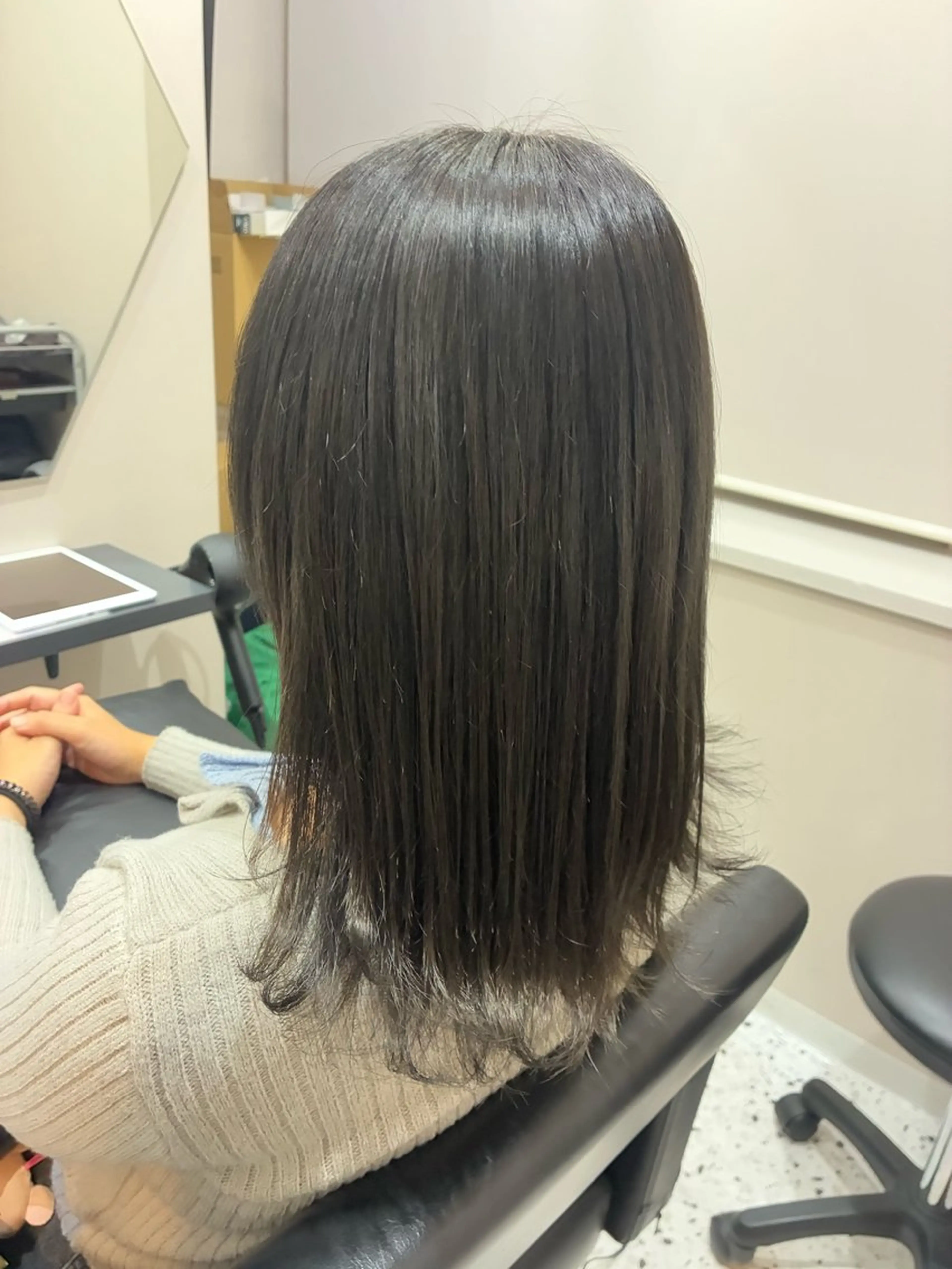 ミディアム カラー ヘアカラー トリートメント 美髪×髪質改善 🖤Yukineのヘアスタイル