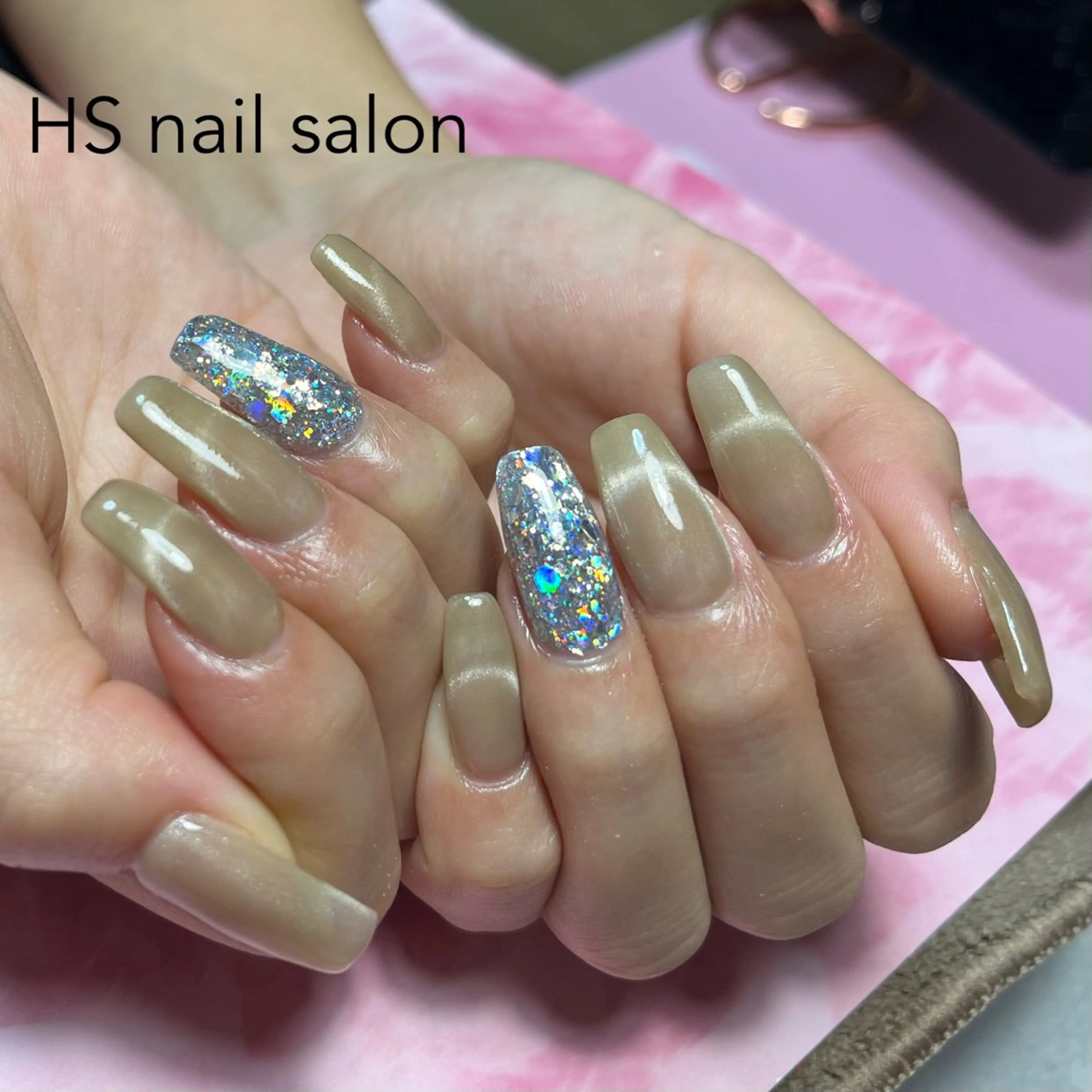 ロング ハンドネイル hs nail salonのネイルデザイン