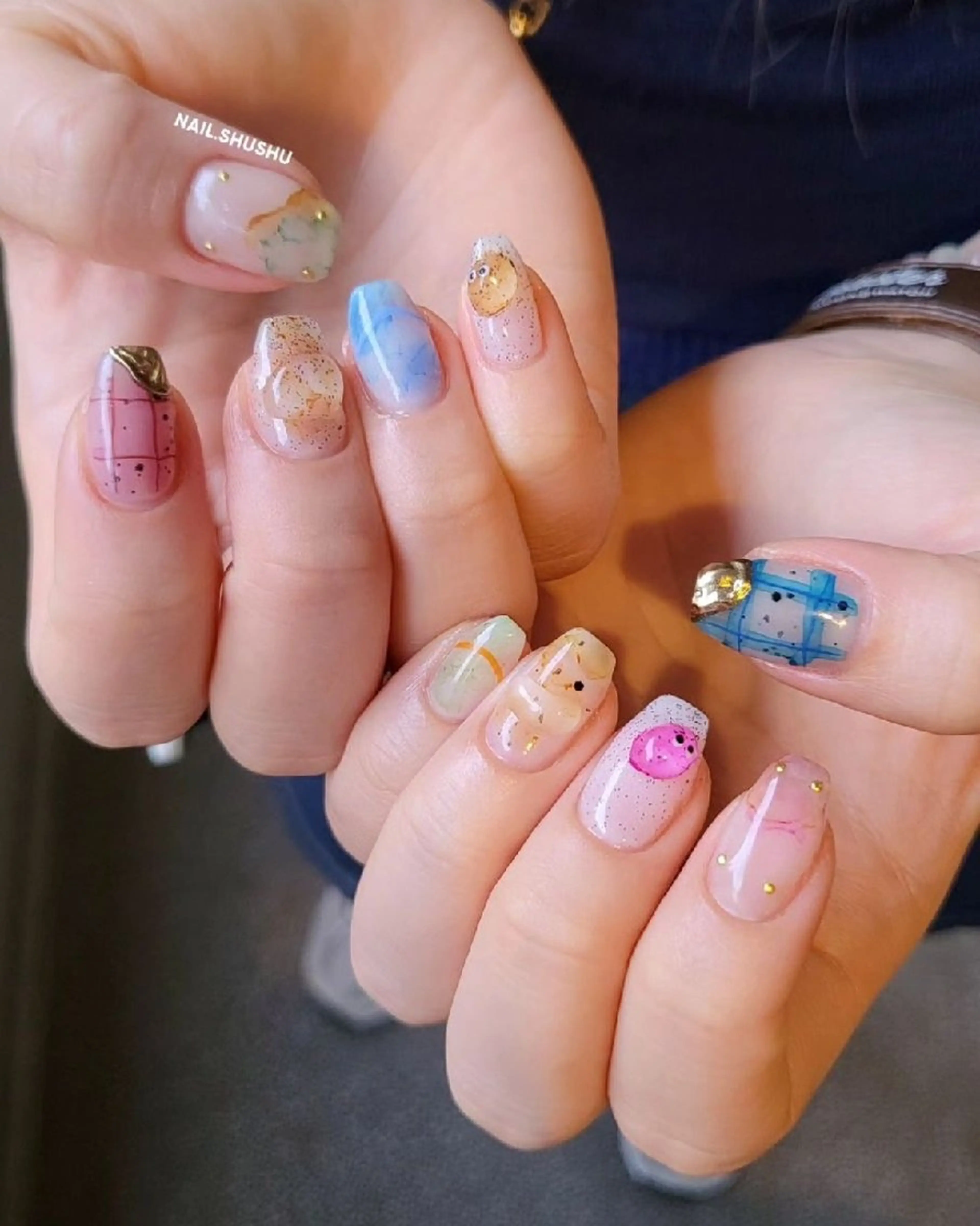 ネイル 3dパーツ/流行り 👧shushu❤️のネイルデザイン