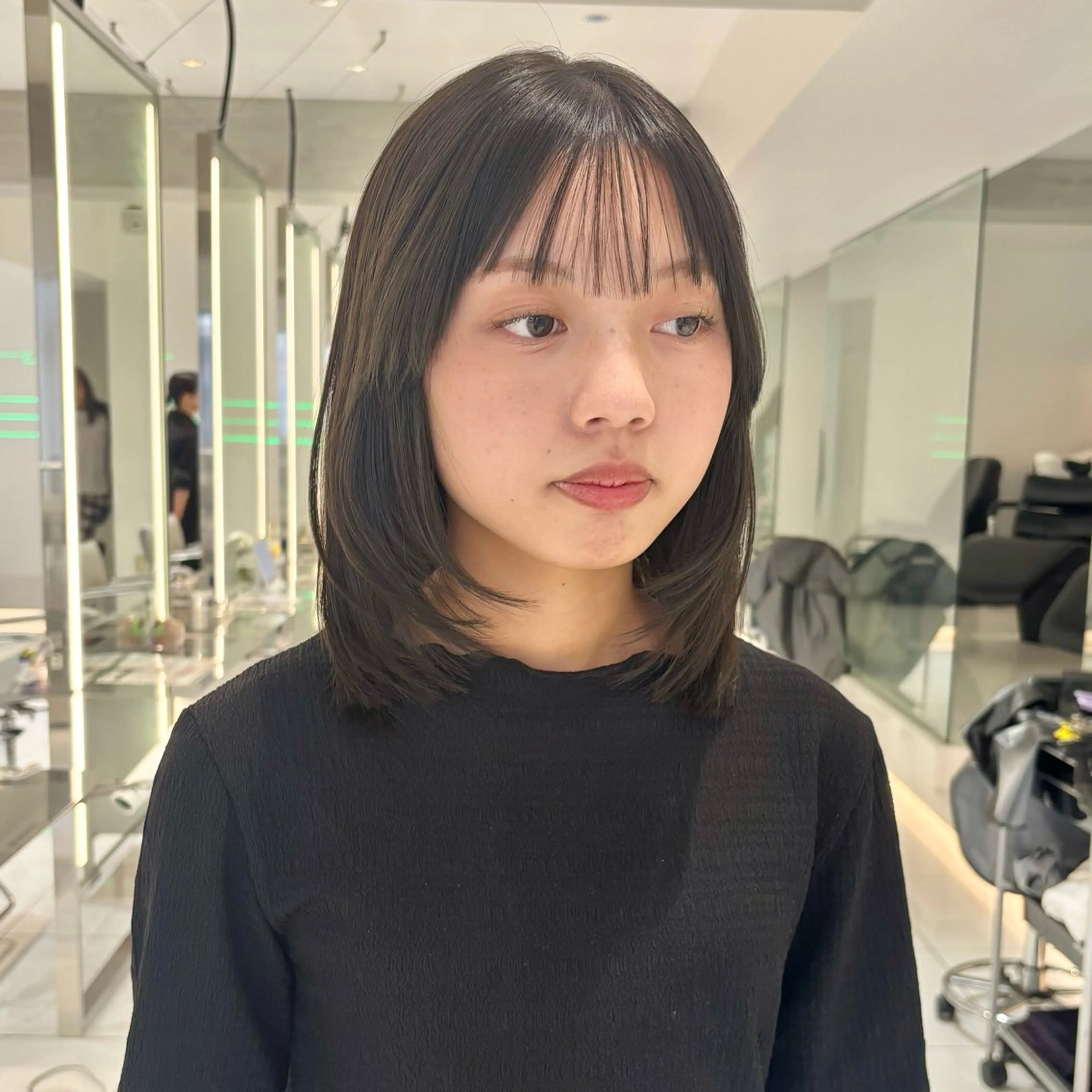 ショート カラー ボブ レイヤーカット カット ヘアカラー トリートメント mina🪐立川駅/ 無料ショートカットのヘアスタイル