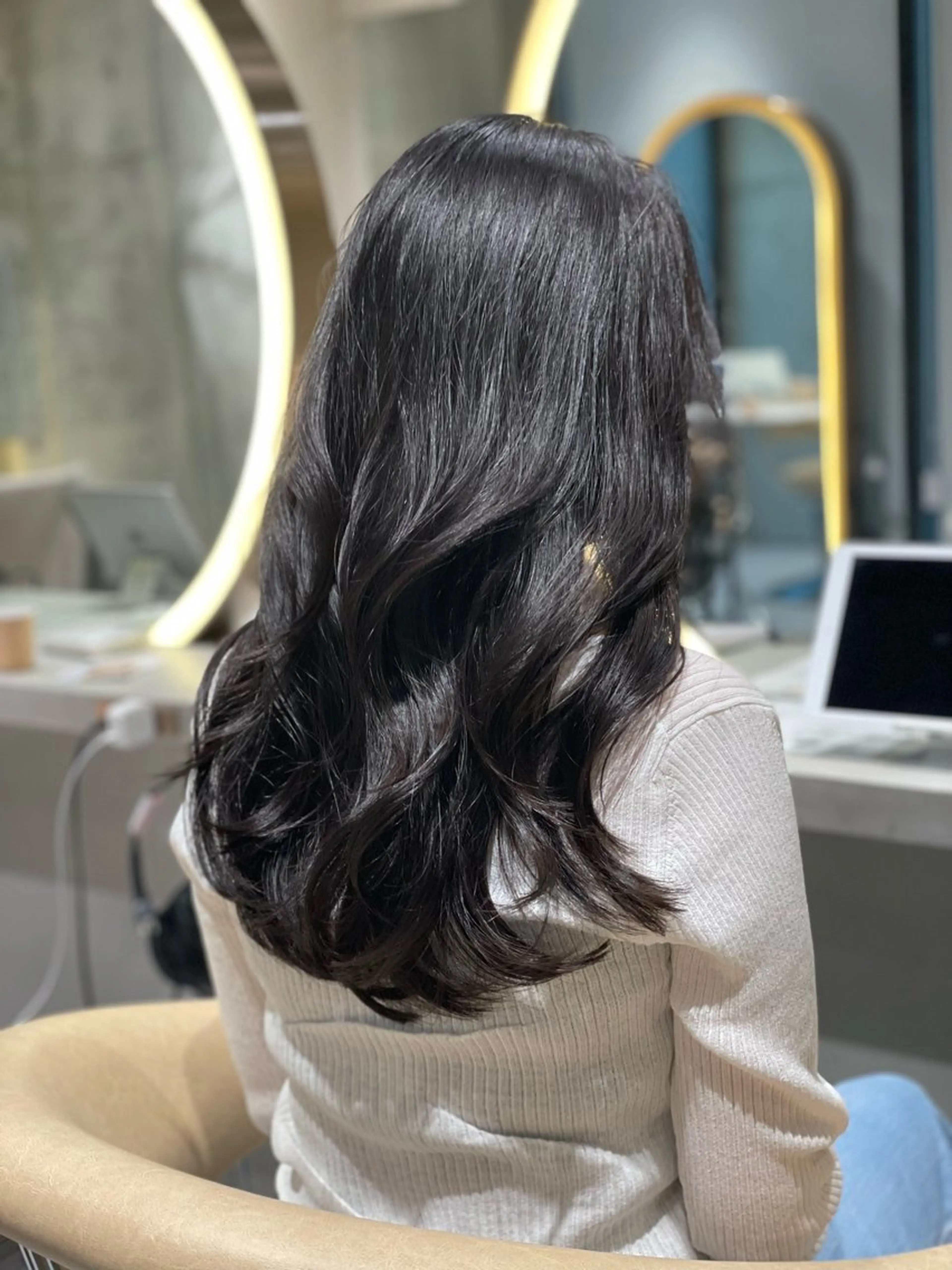 ロング カラー 《髪質改善✖️オリー ブ🧸》小嶋拓也のヘアスタイル