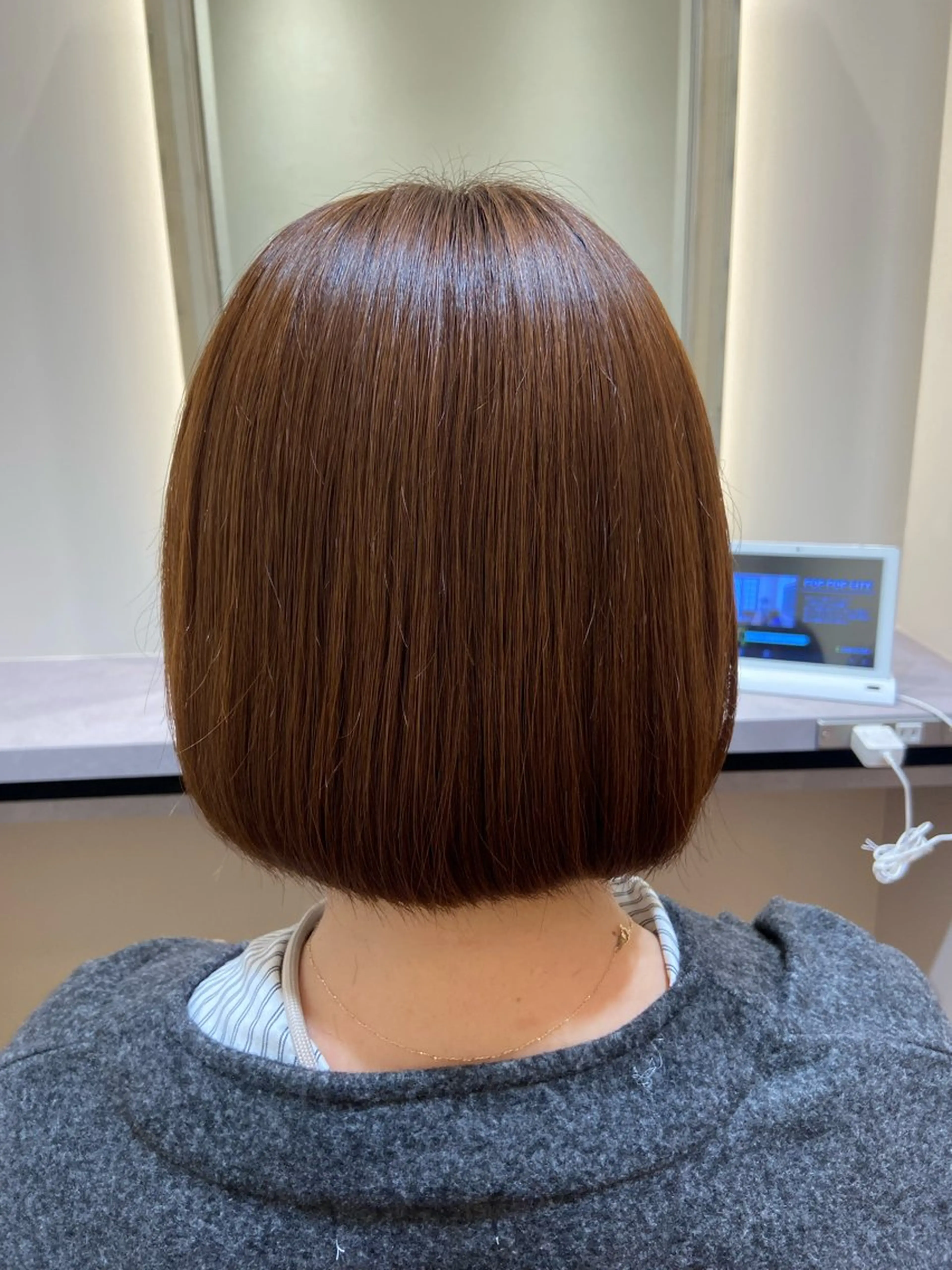 ショート ショートボブ ボブ ショートヘア カット ヘアカラー 𖤐 arisaのヘアスタイル