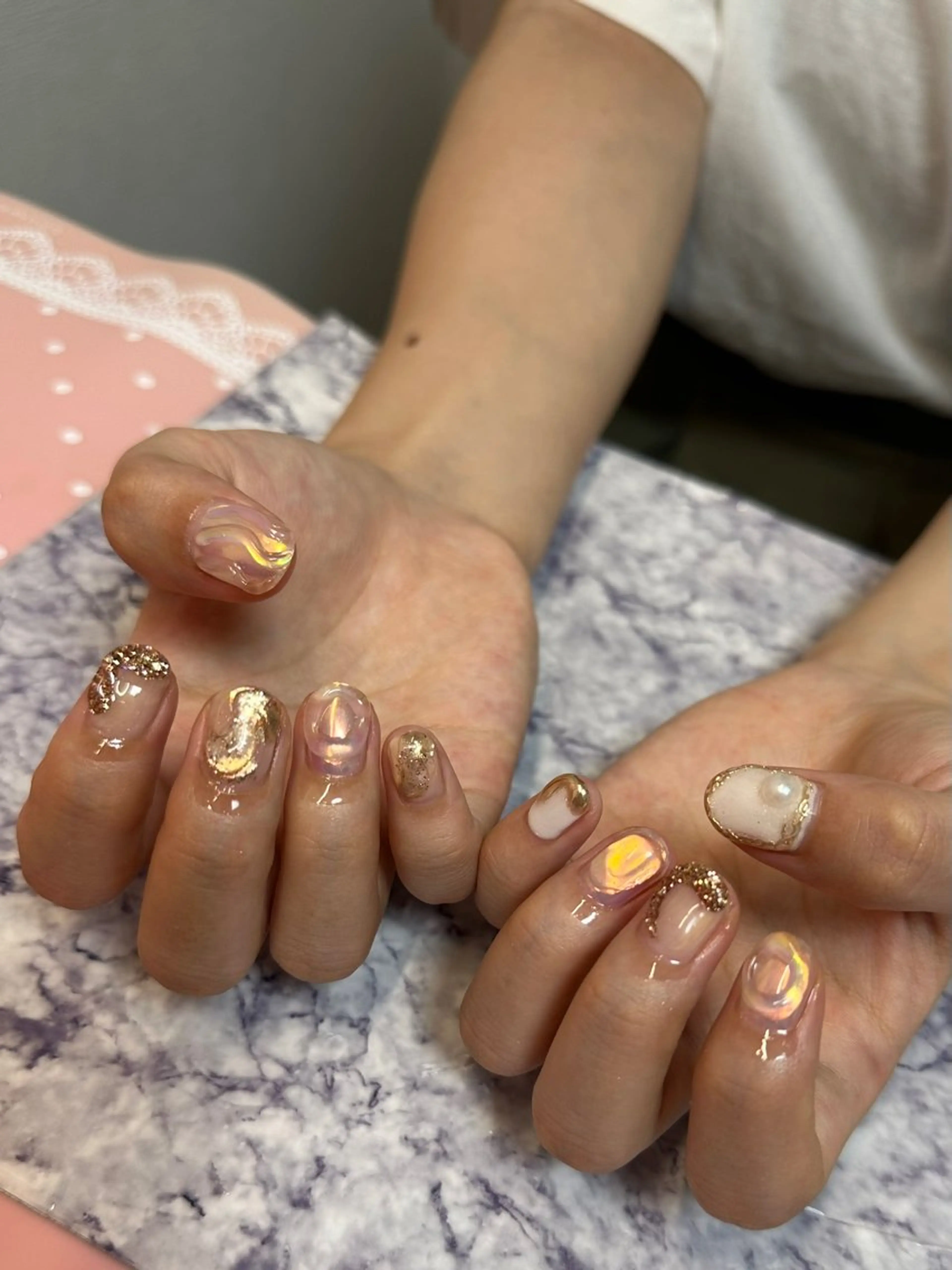 ネイル ハンドネイル フットネイル Pretzels🥨 【プレッツェル】ミウのネイルデザイン
