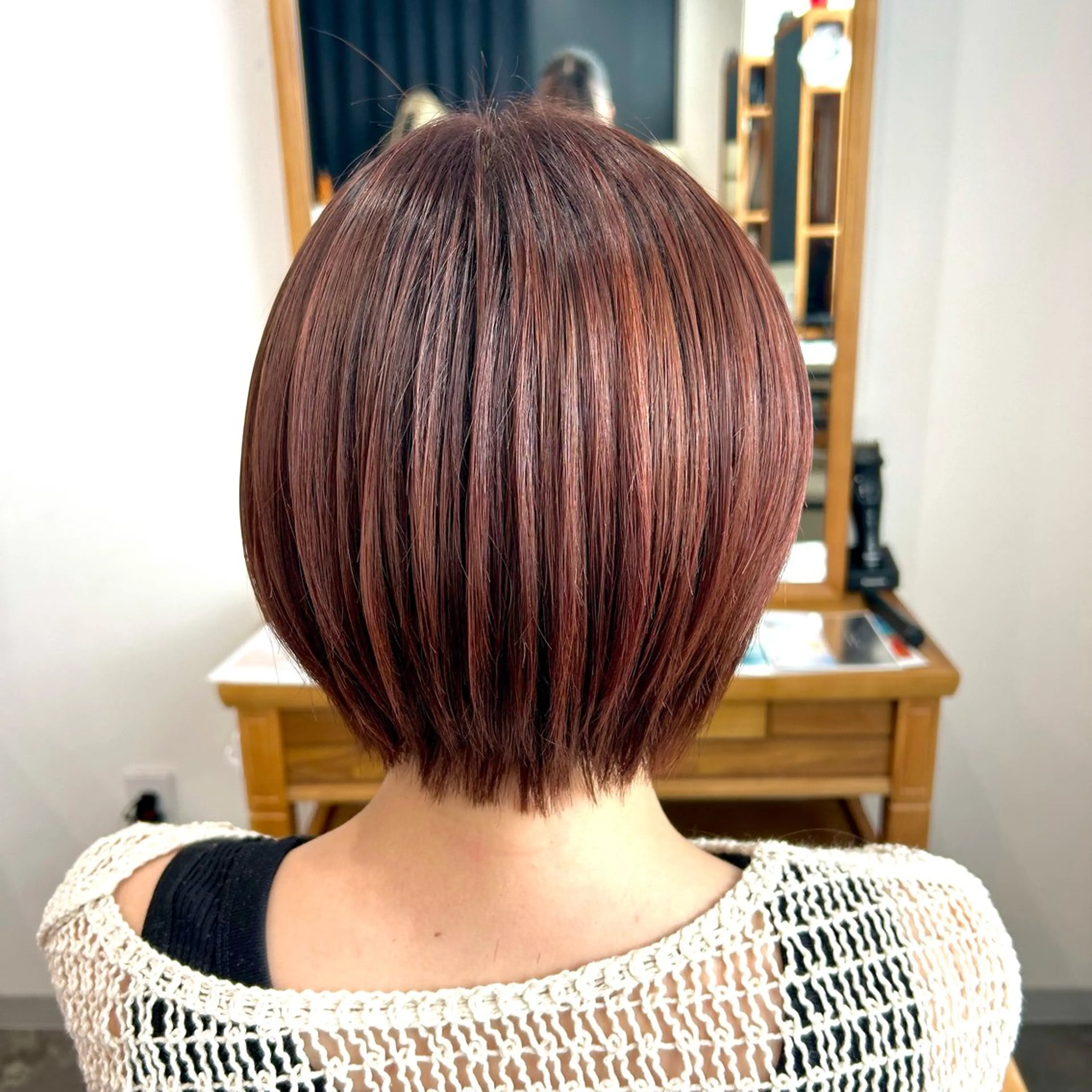 ショート ショートボブ ボブ ショートヘア カット ヘアカラー トリートメント 牧 ゆりか𓋈のヘアスタイル