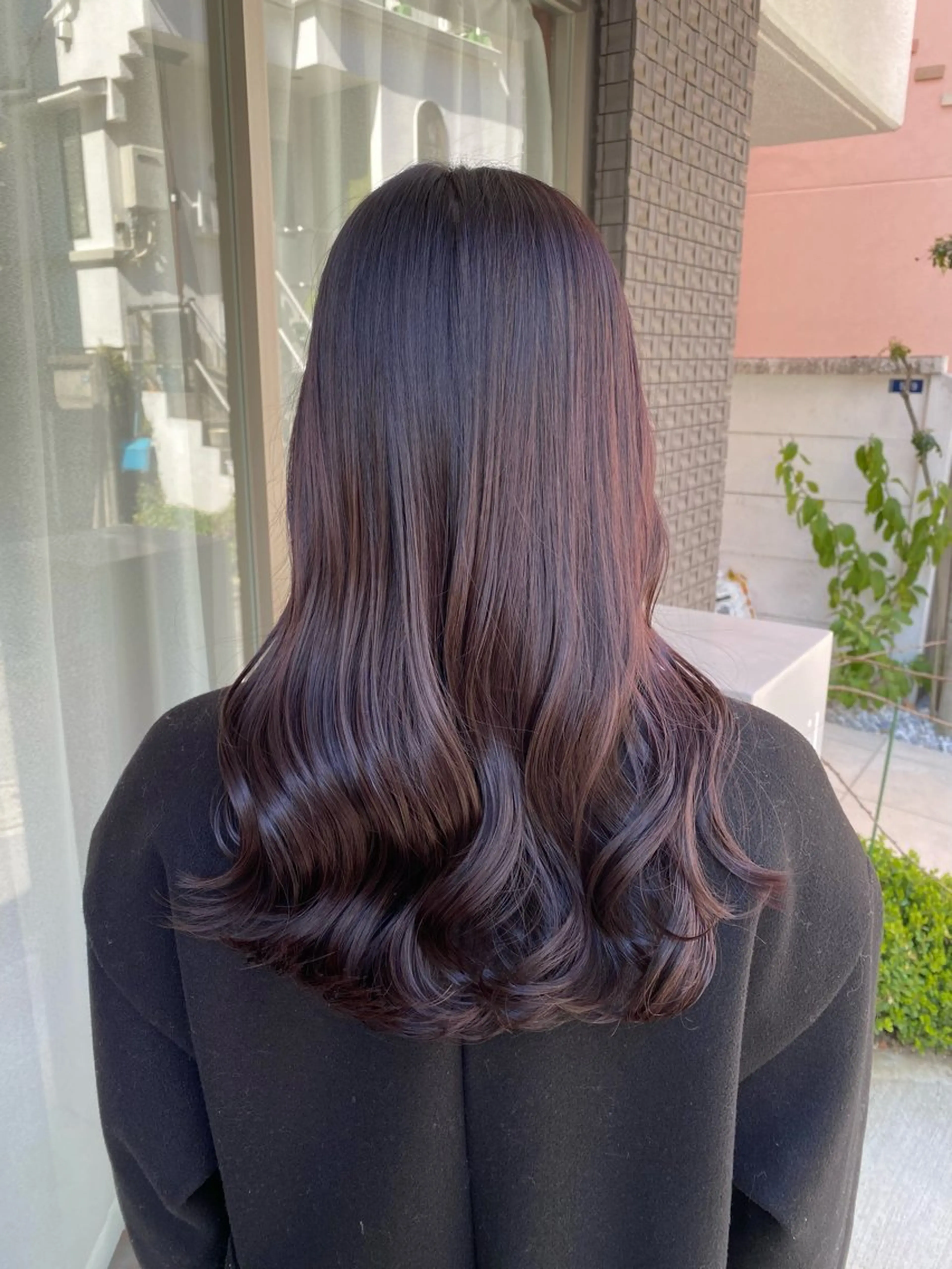 カラー グレージュ ラベンダーカラー ラベンダーグレージュ ラベンダーグレー カット ヘアカラー トリートメント グレージュ/レイヤー /韓国ヘア/RISAのヘアスタイル