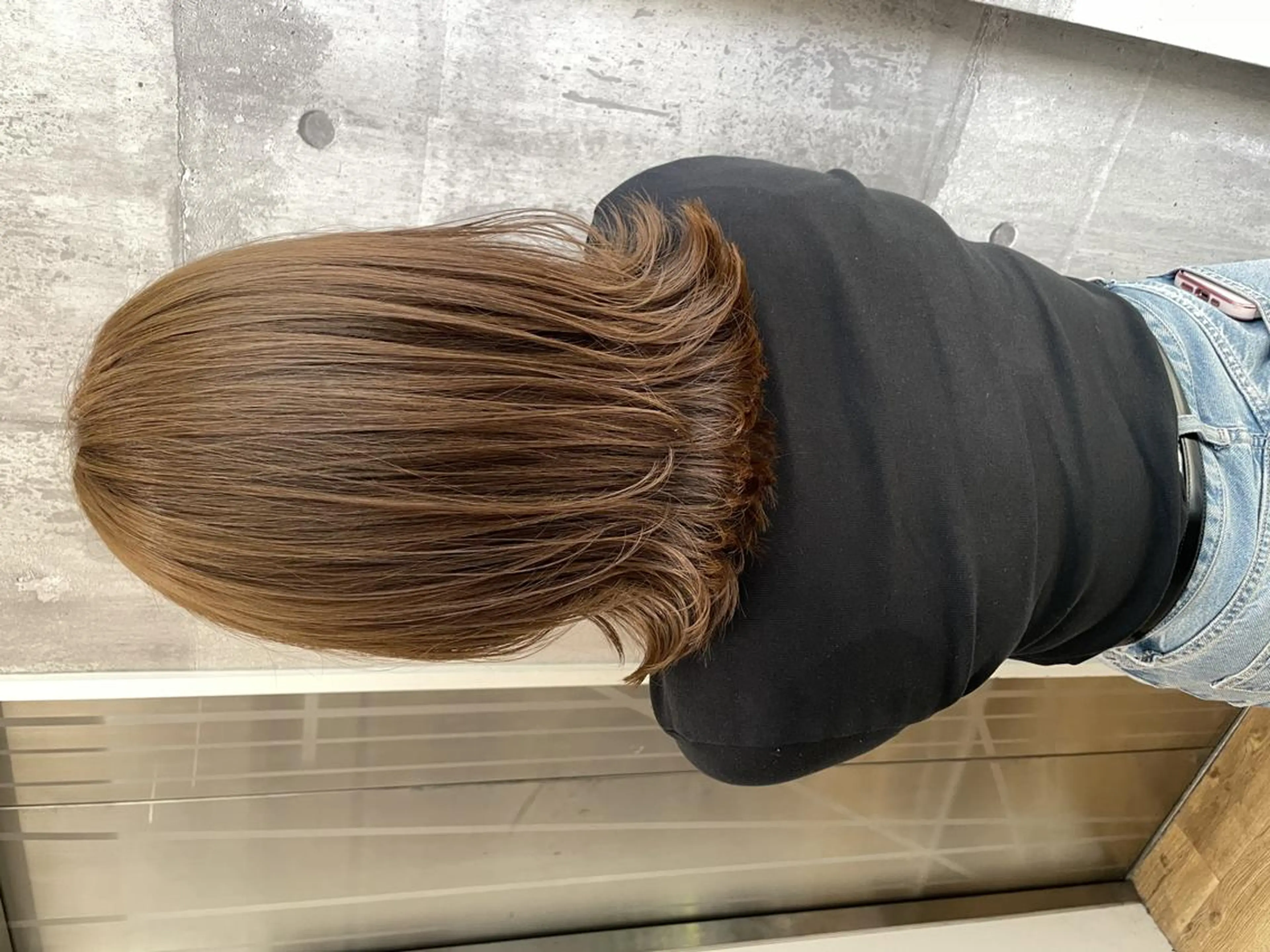 ミディアム 外国人風カラー ハイライト 髪質改善 似合わせカット トリートメント カット ヘアカラー トリートメント BUCKS【天王寺】 バックス【駅30秒】のヘアスタイル