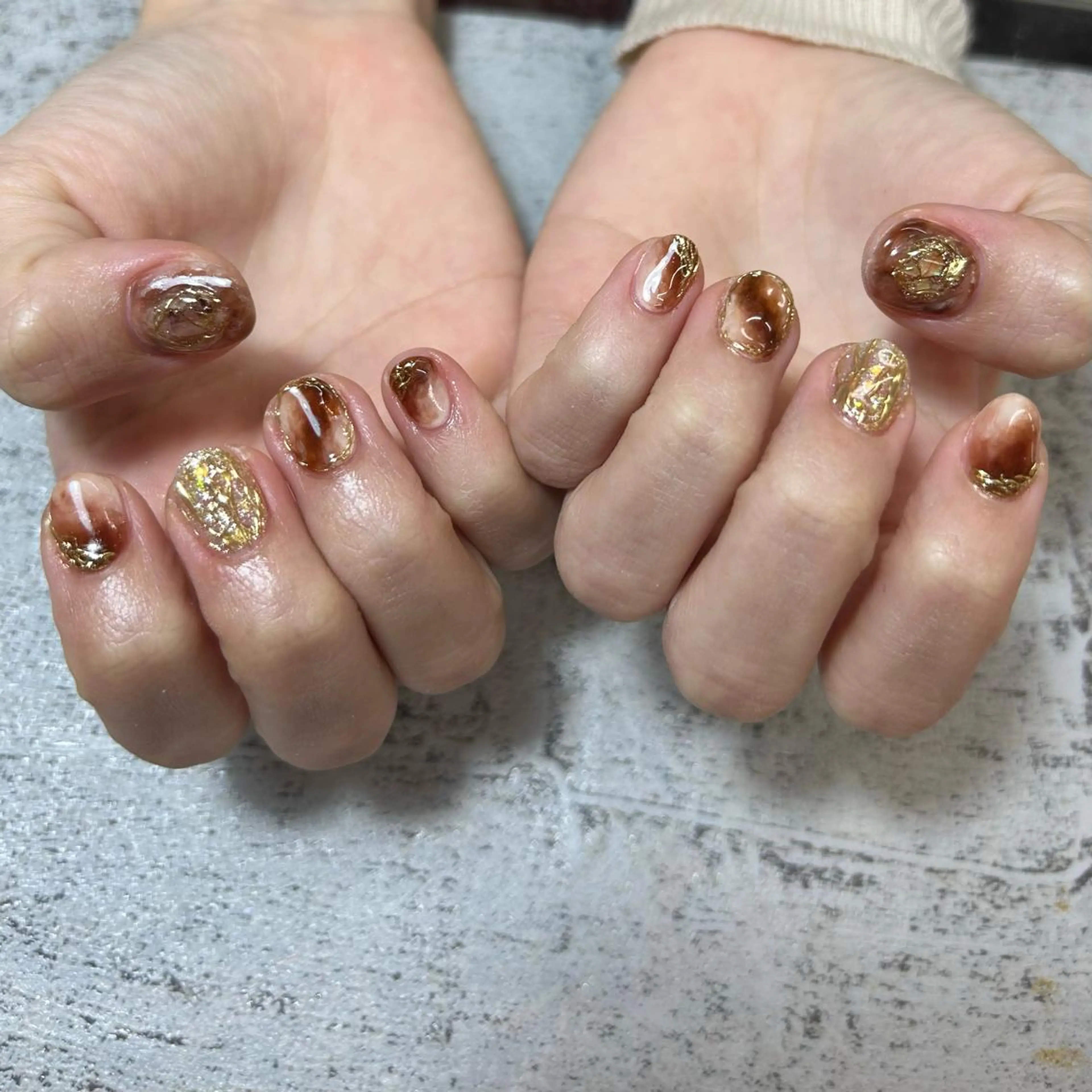 ネイル ニュアンスネイル ♥Zina YUKI♥のネイルデザイン