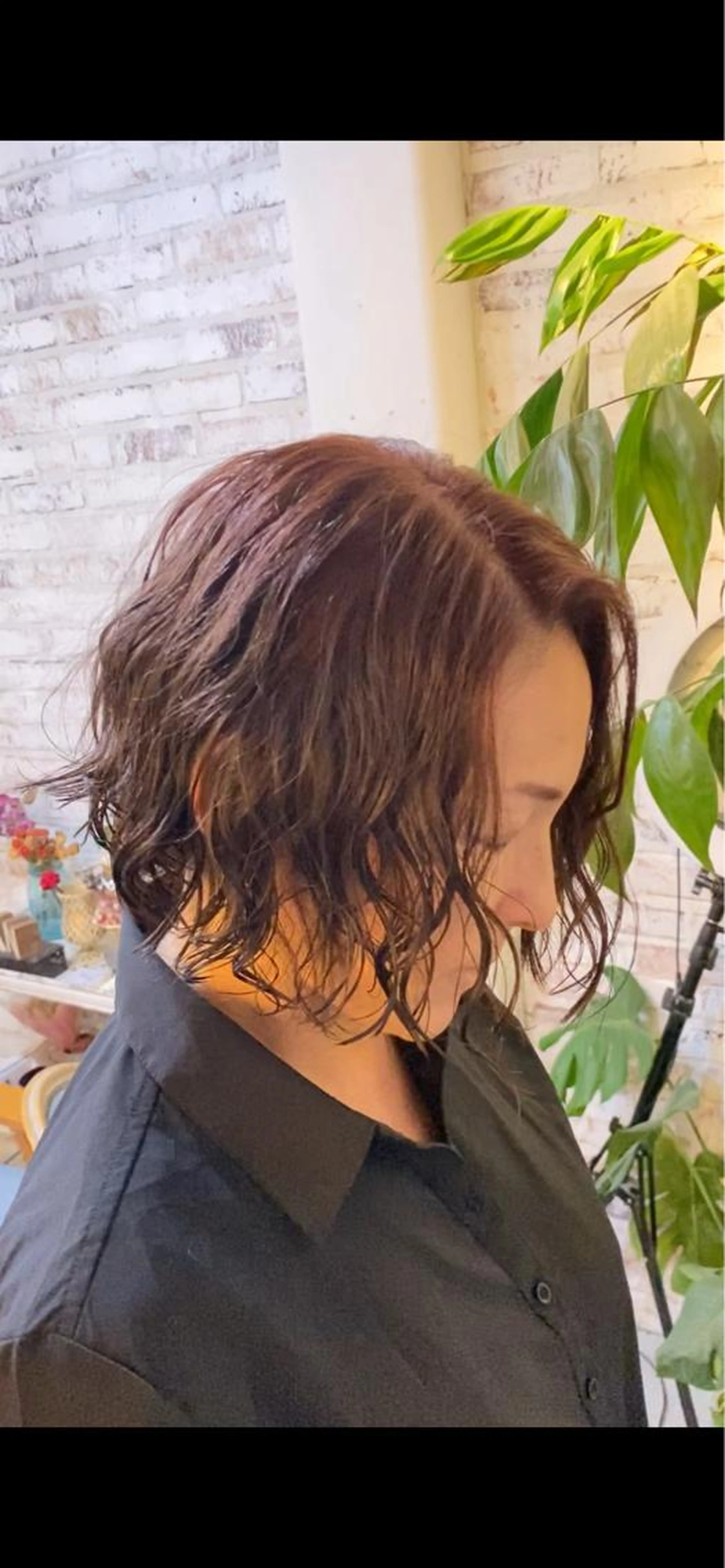 カットパーマ(ミディアム、ショート限定)の写真