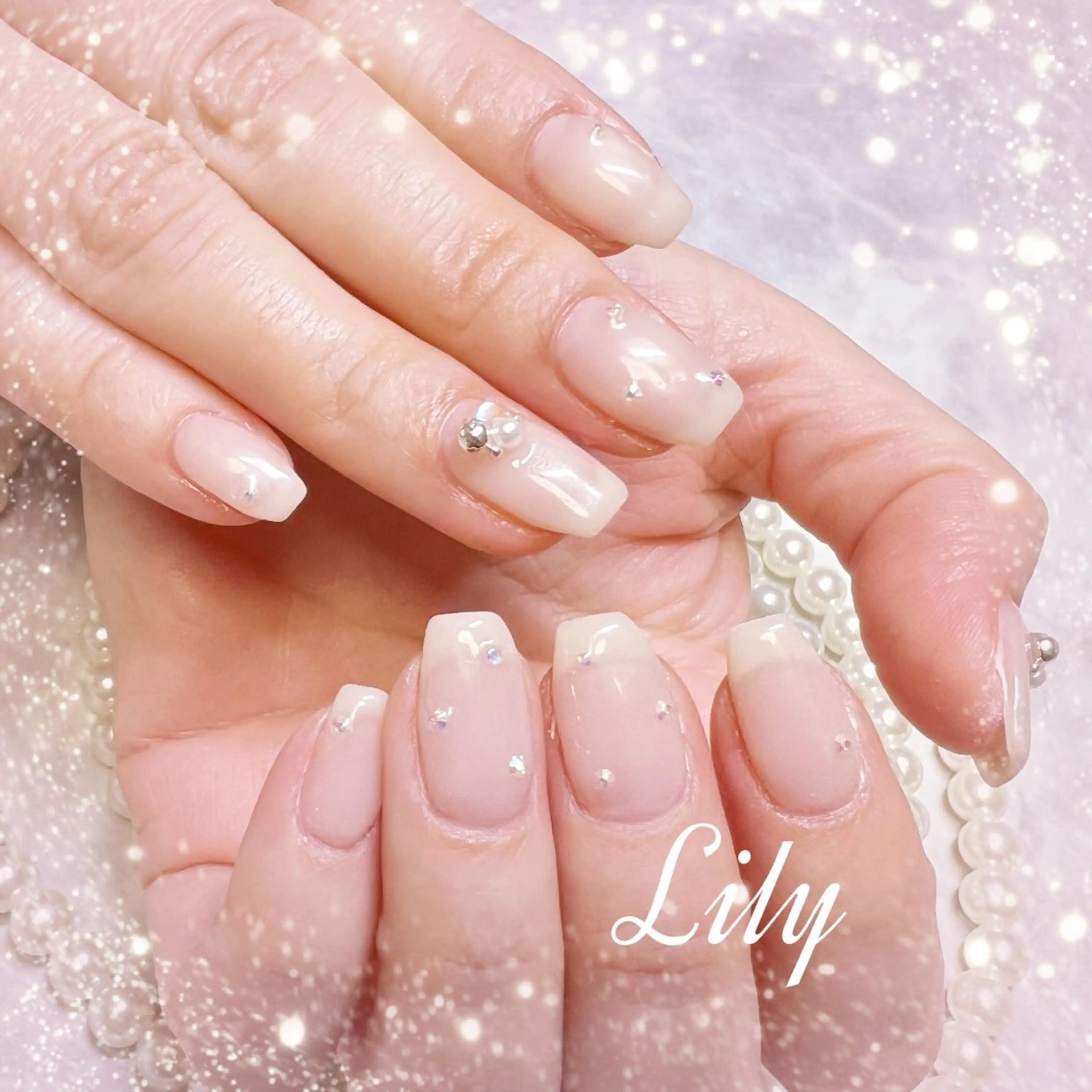 ネイル ハンドネイル Lily*nail 🌻Mii🌻のネイルデザイン