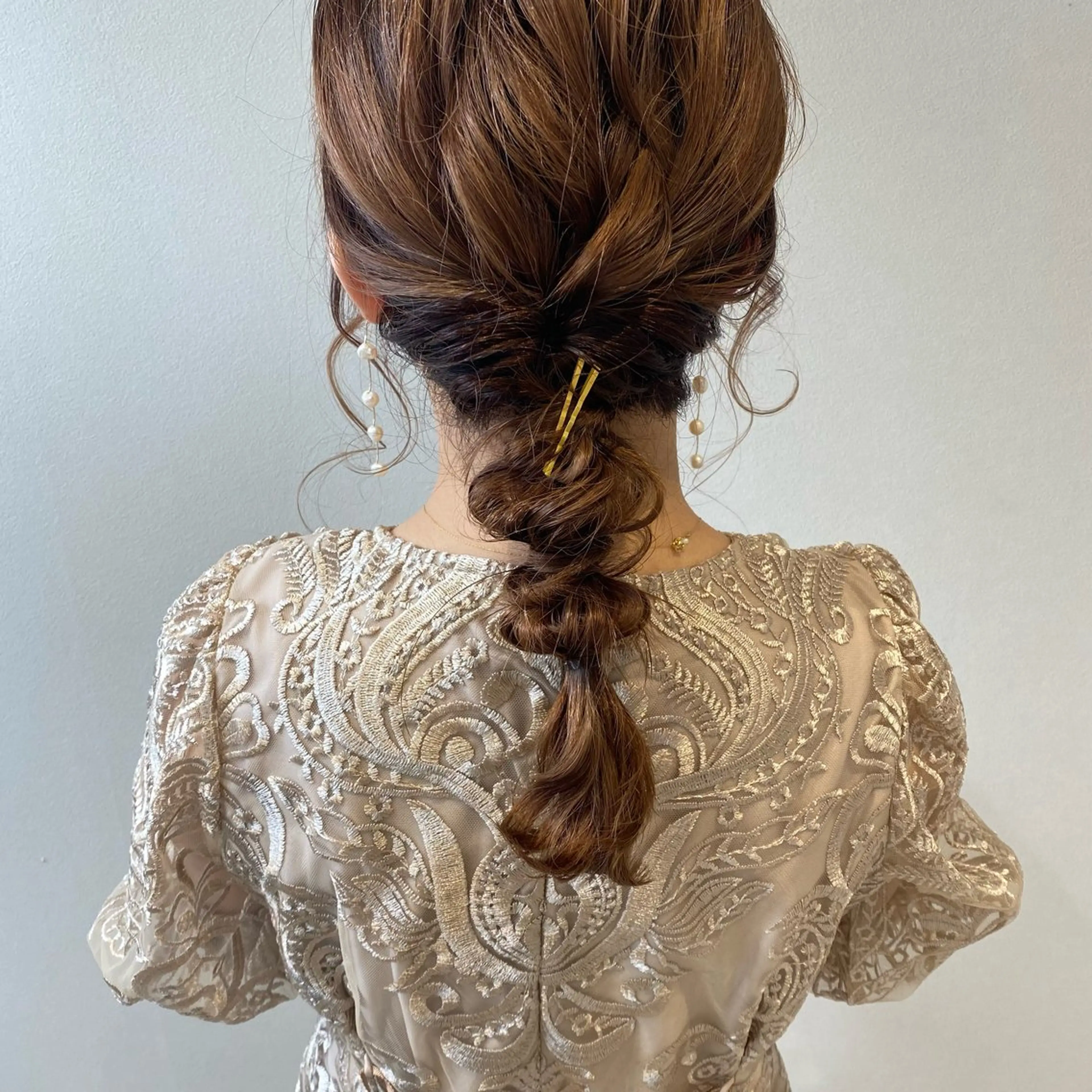 セミロング ヘアアレンジ 久保田 茜のヘアスタイル