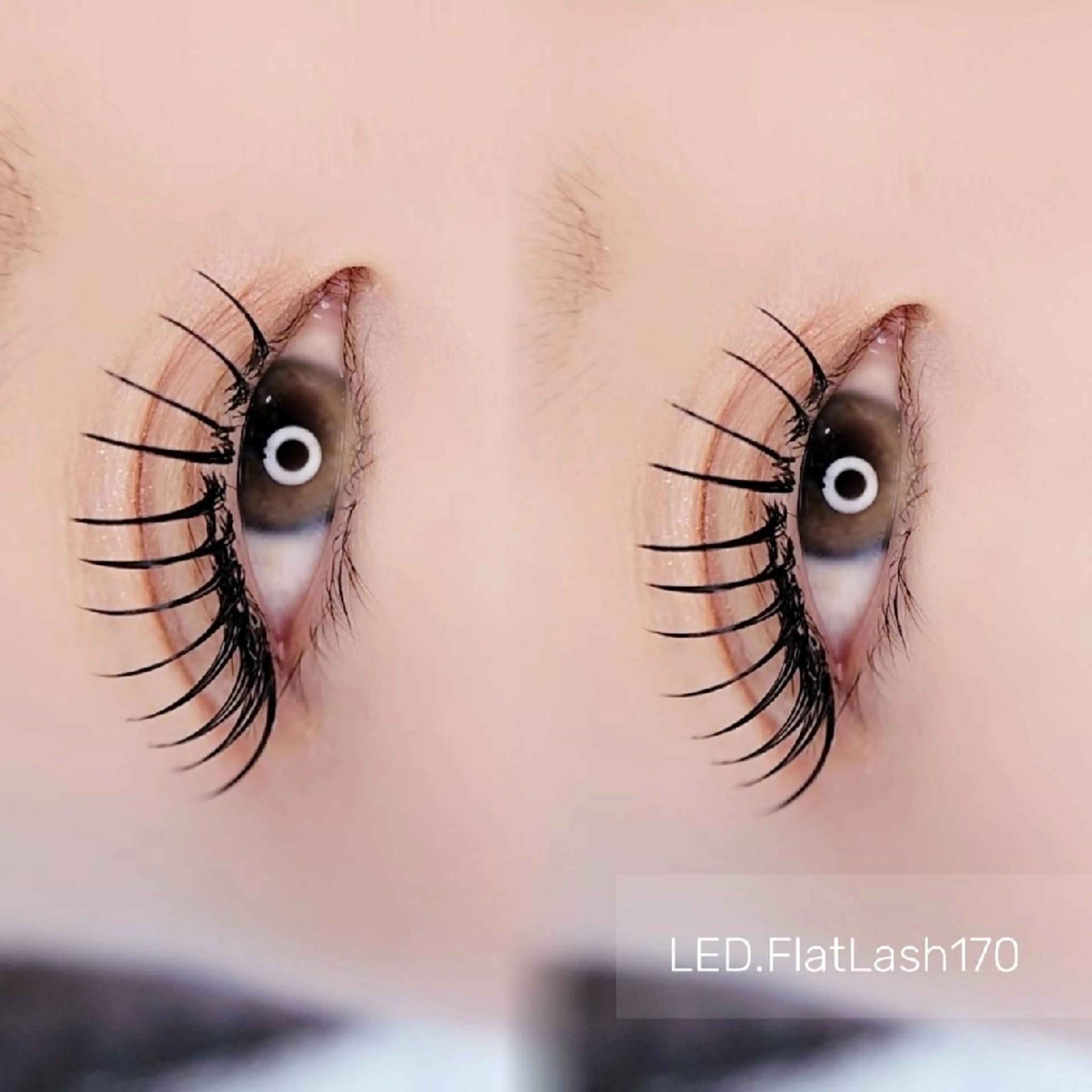 マツエク・マツパ フラットラッシュ Cia U. eyelashのマツエク・マツパデザイン