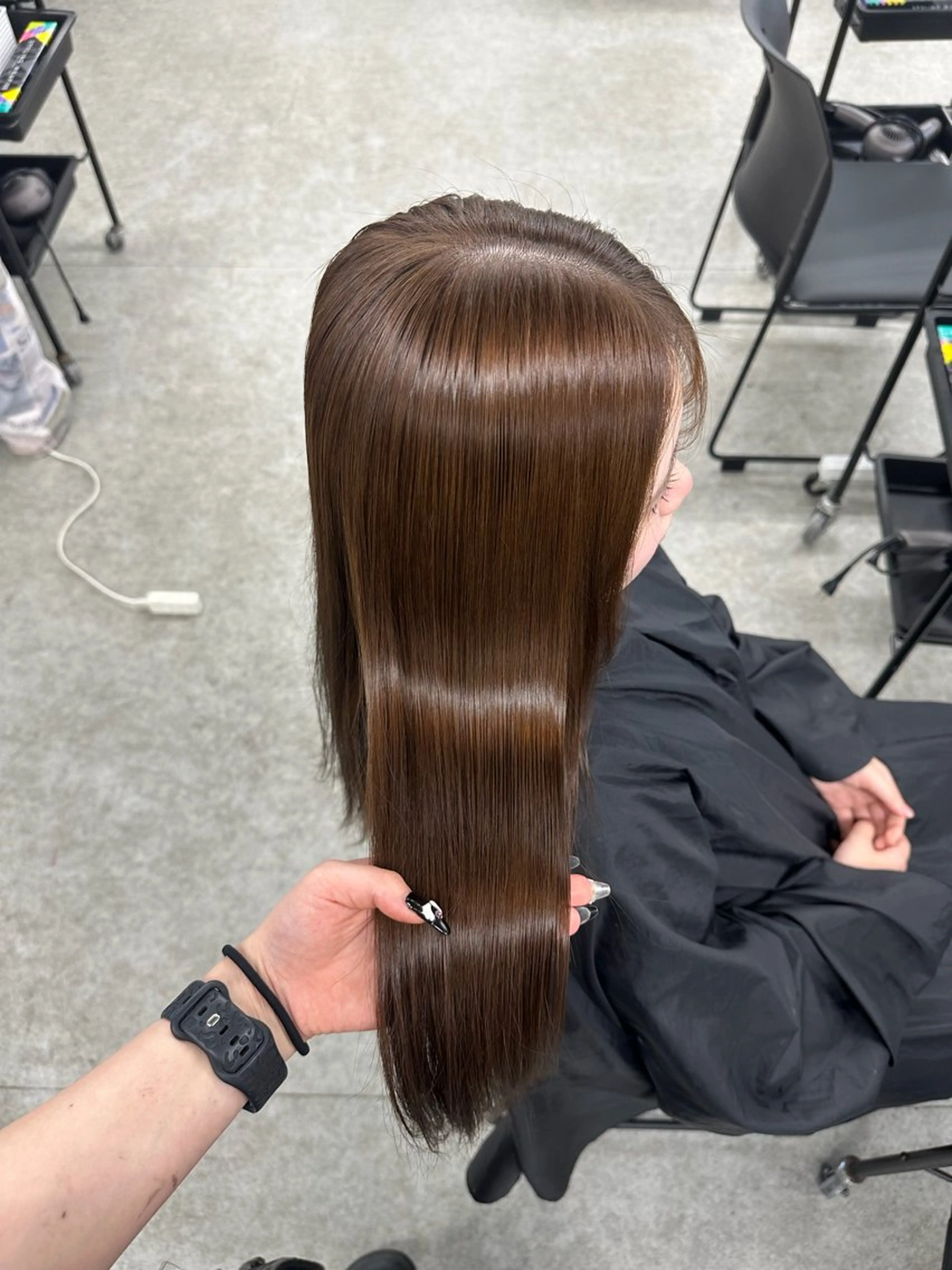 カラー ヘアカラー トリートメント 透明感ベージュ 🎀Anju/渋谷のヘアスタイル