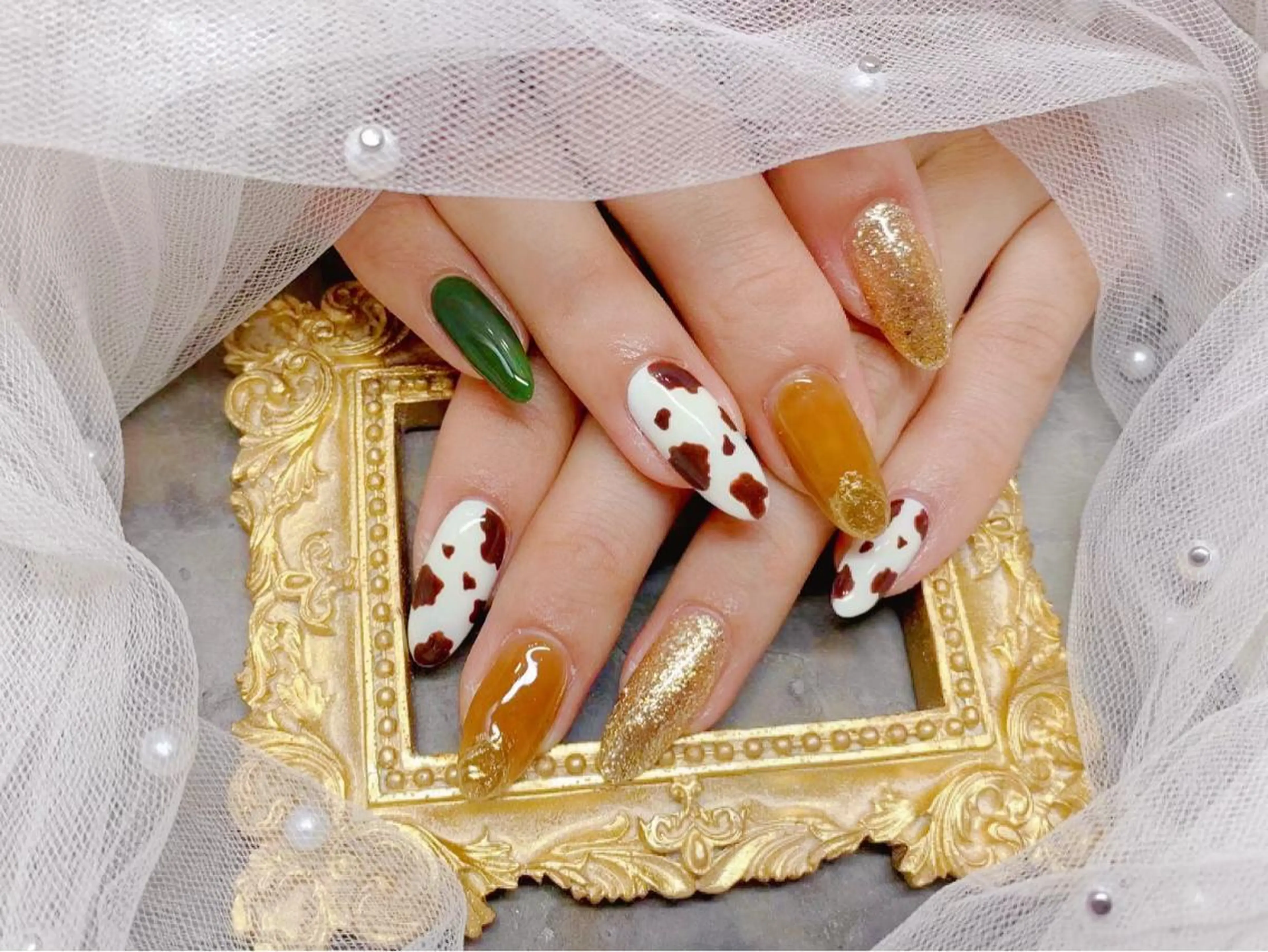 キッズ ハンドネイル マジックミラー所属・マジック ミラーのネイルデザイン