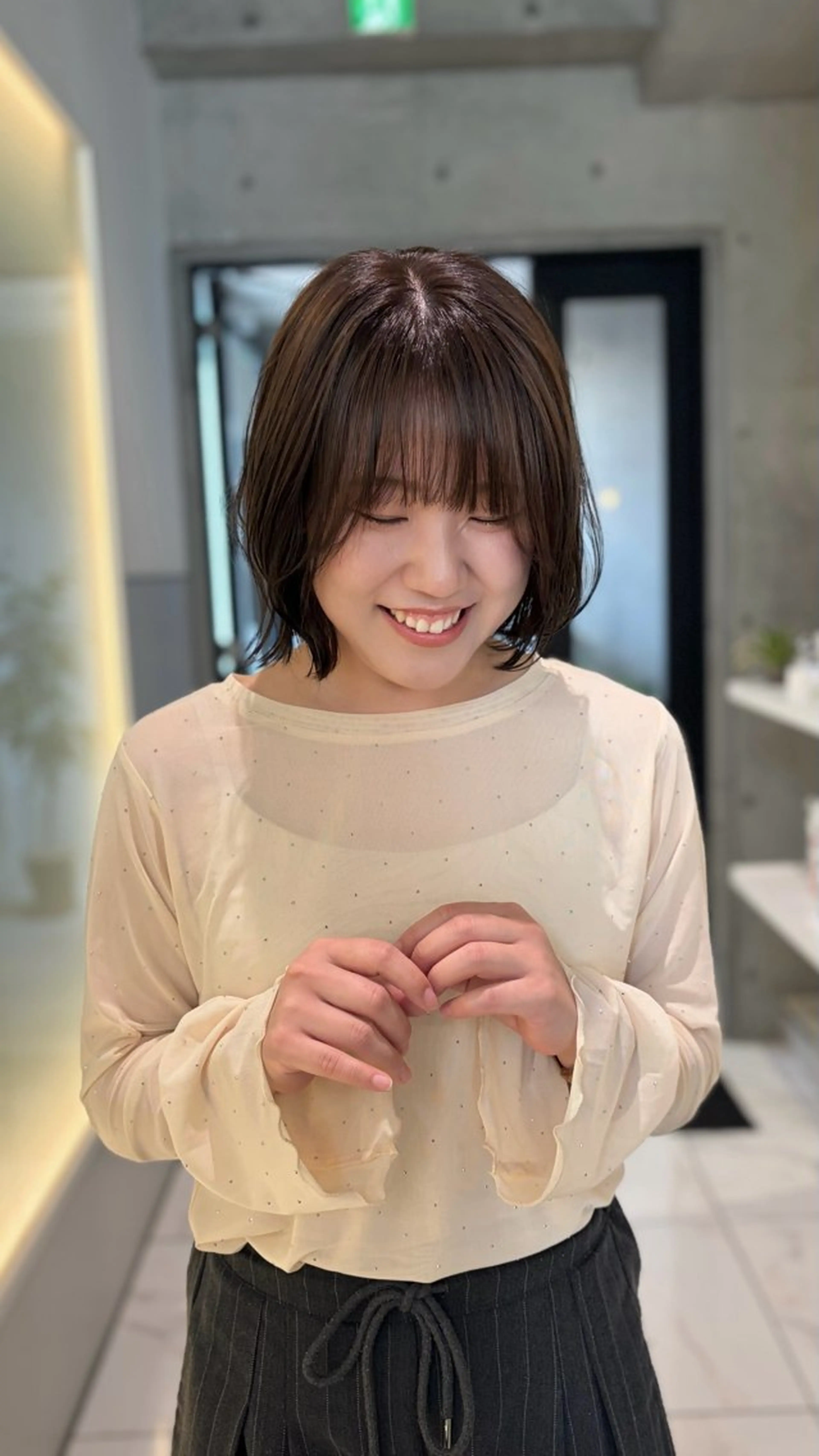 ショート ヘアカラー HINA🌟/ボブ /透明感カラー🫧のヘアスタイル