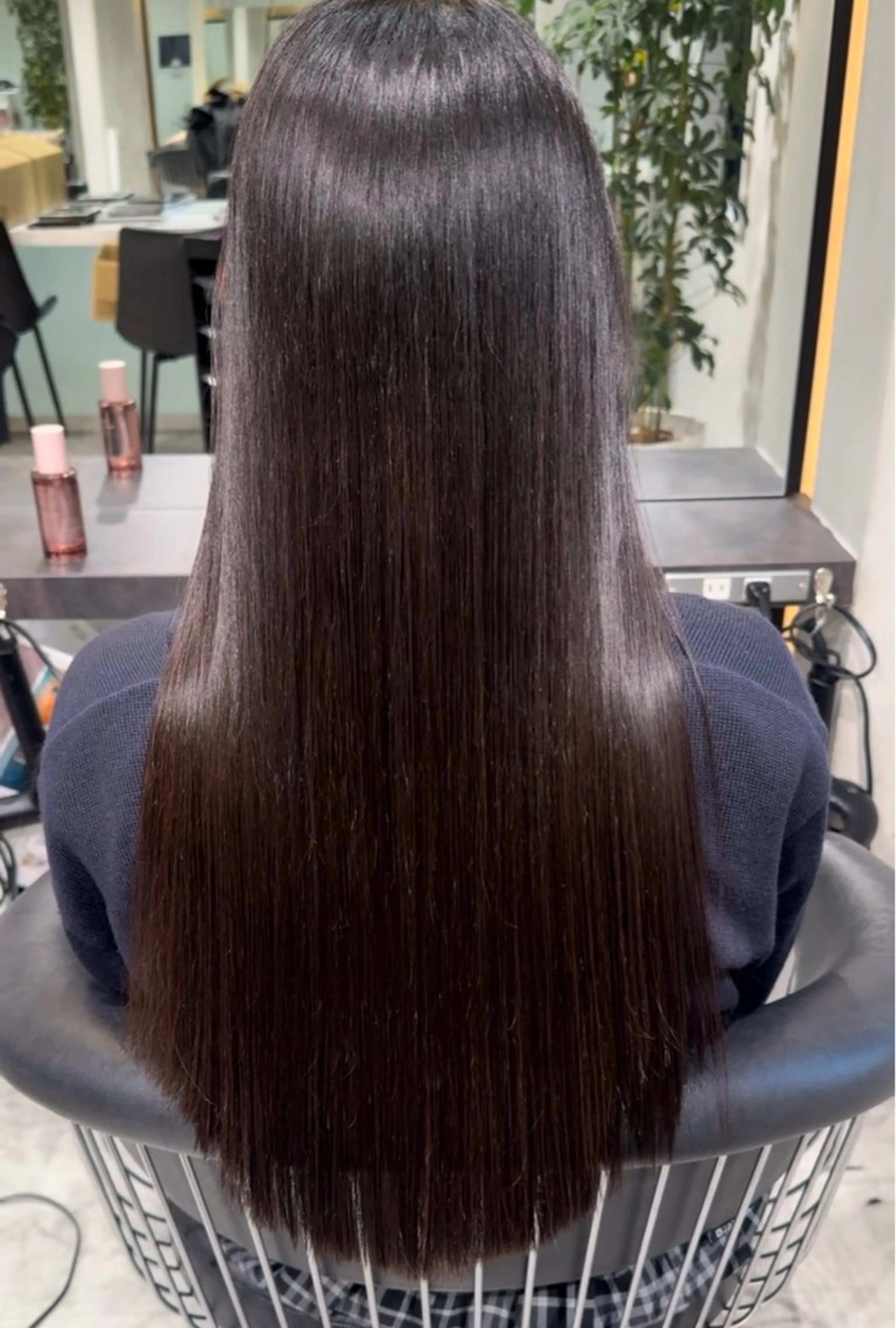 縮毛矯正＋1Stepトリートメント（超音波アイロン付き🉐）＋前髪カット✂️の写真