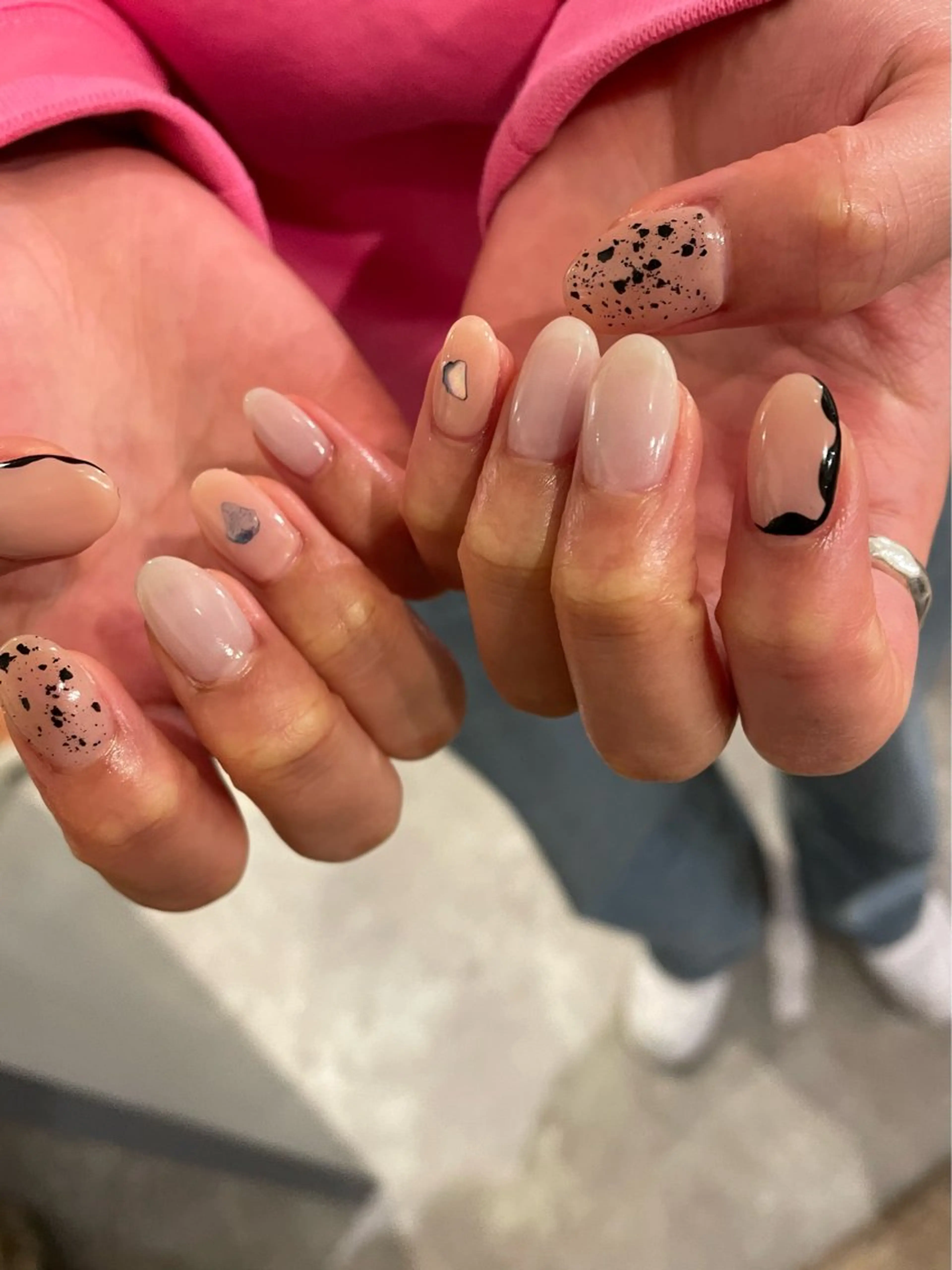 ネイル ハンドネイル フットネイル 🌕akuri🌖 渋谷/nuanceのネイルデザイン