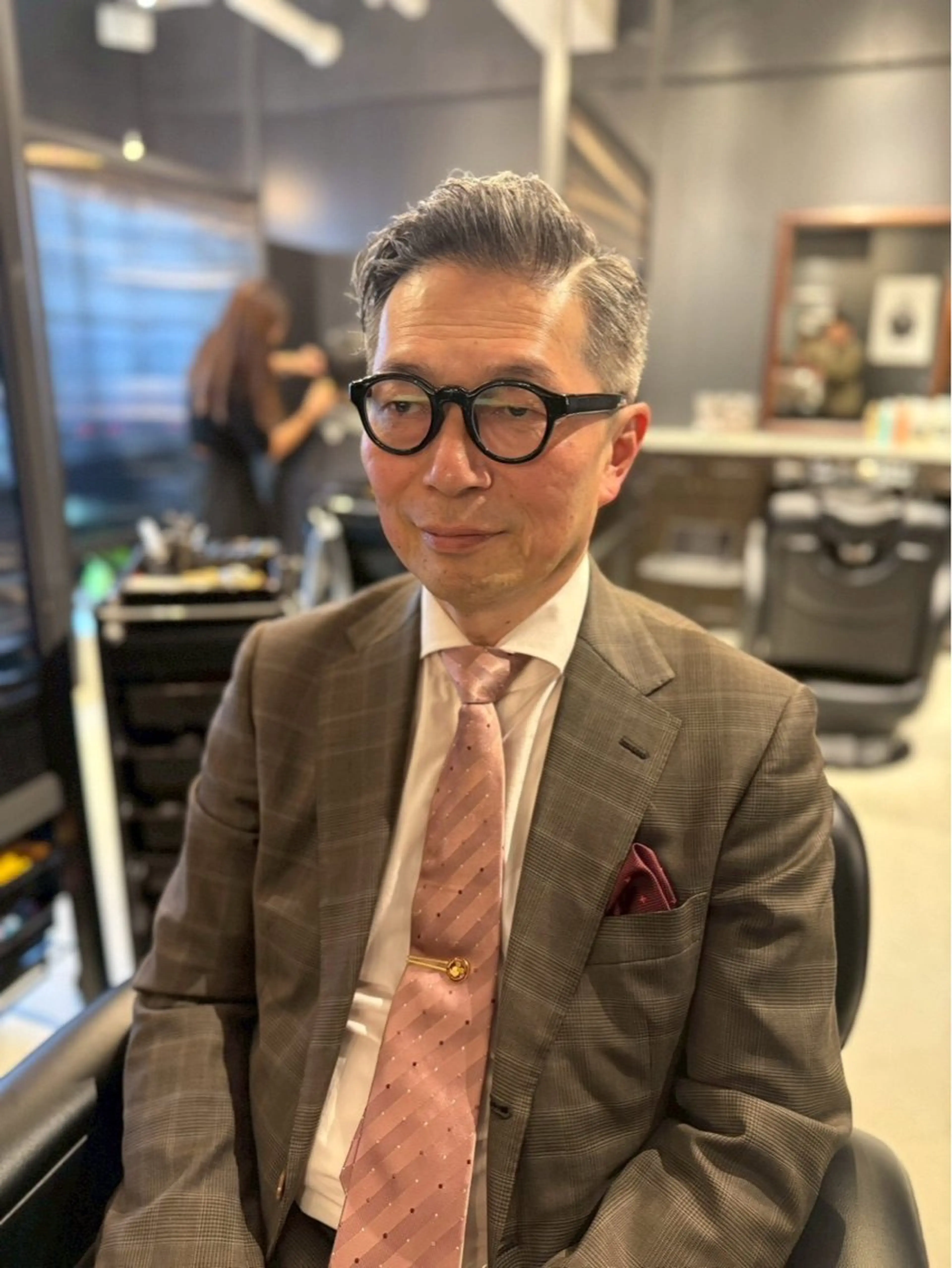 ショート メンズ 岡 魁のヘアスタイル