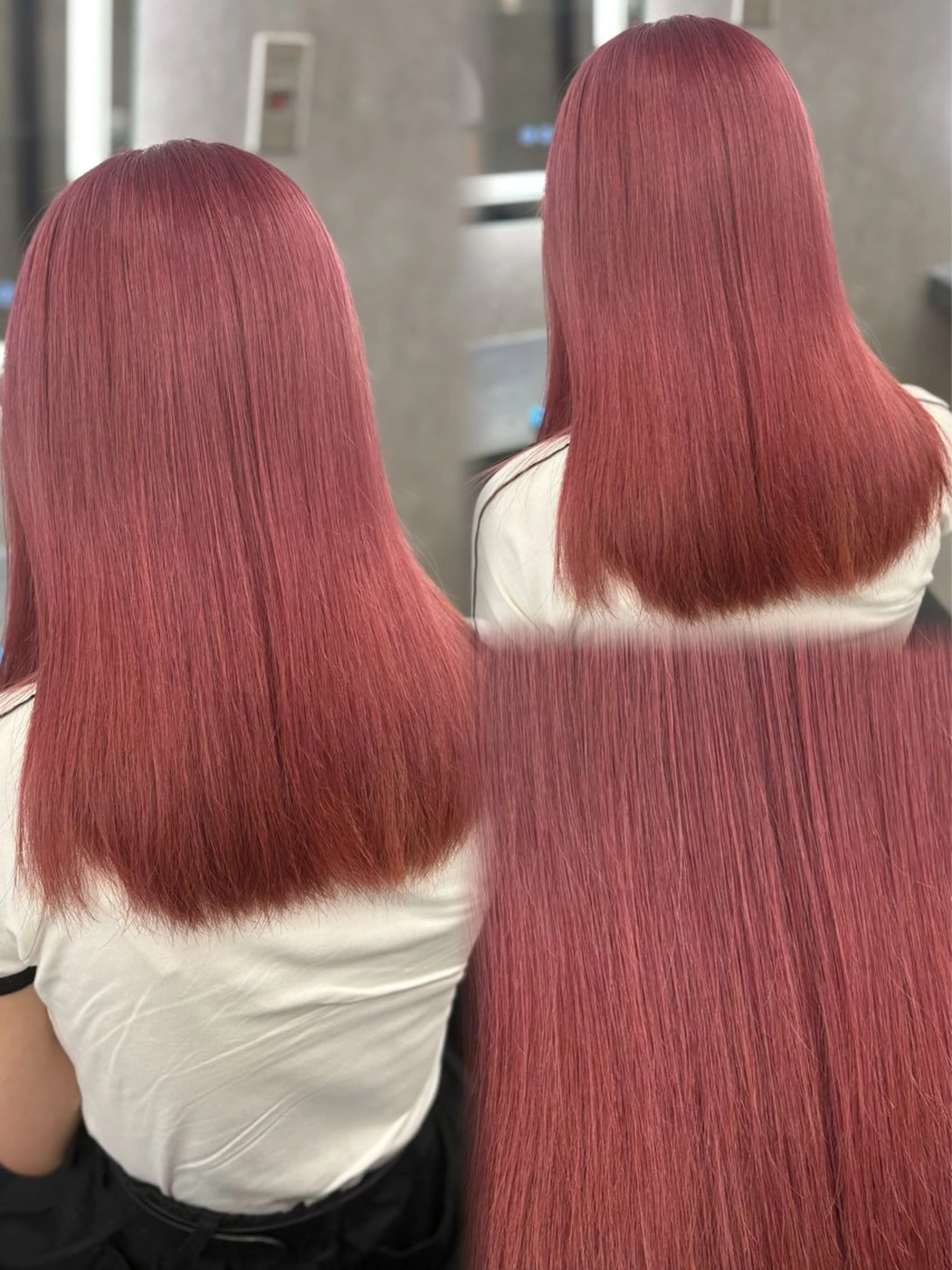 ロング カラー ヘアカラー ヘアセット ダメージレスカラー 🩵HIYO🩵のヘアスタイル