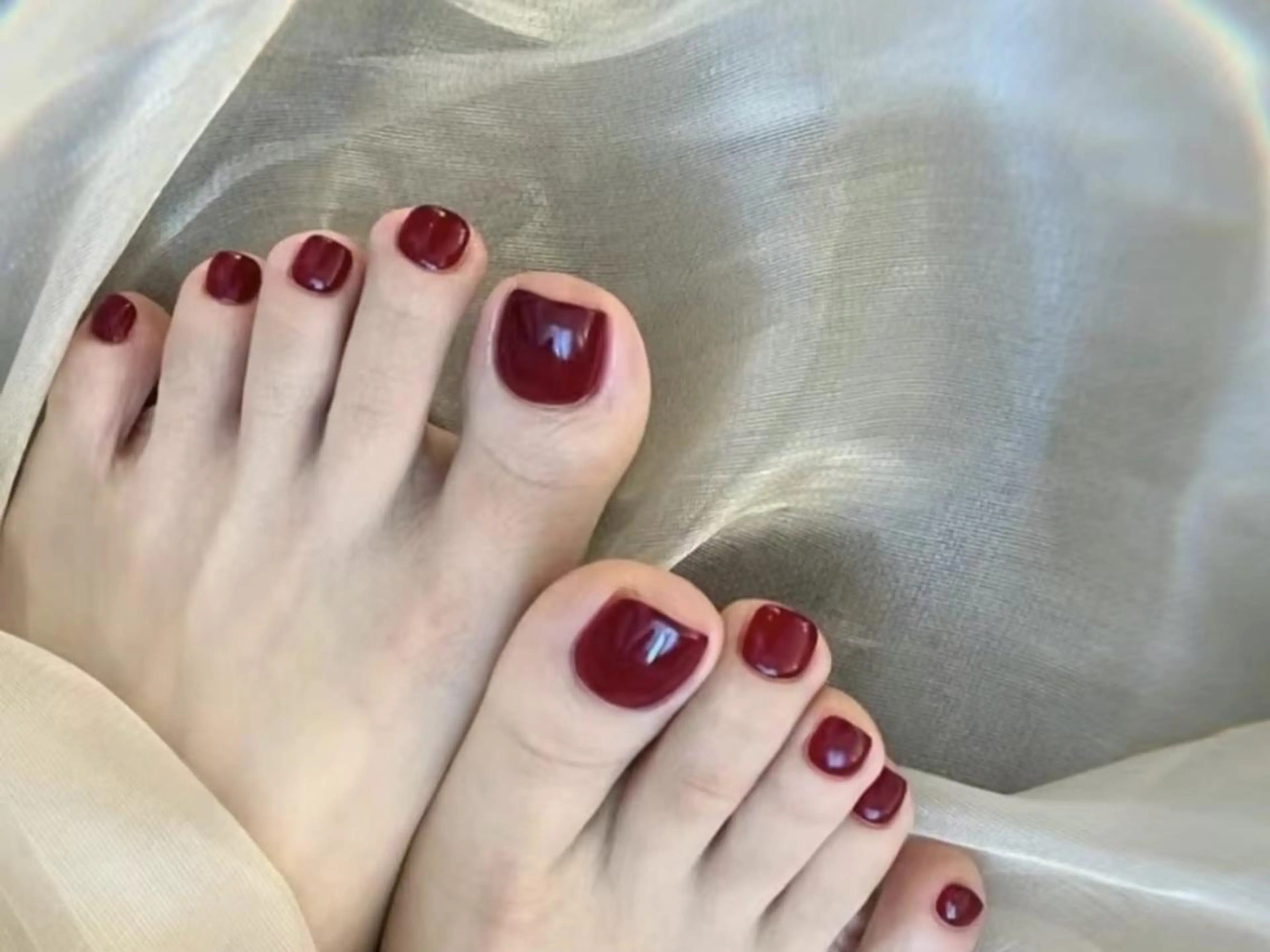 フットネイル ワンカラー5500《初回ジェルオフ無料》の写真