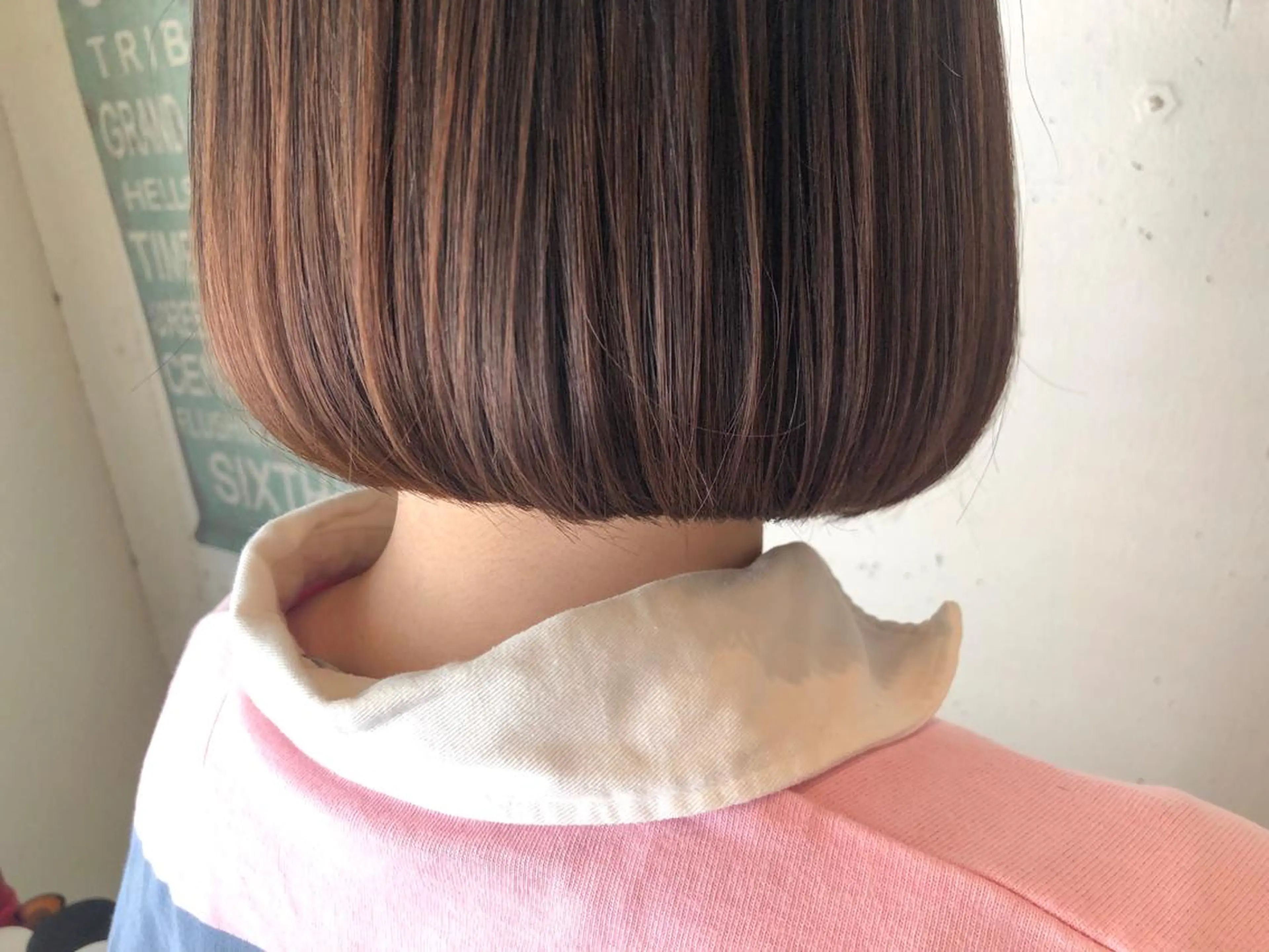 ショート ボブ ひろせ かなのヘアスタイル