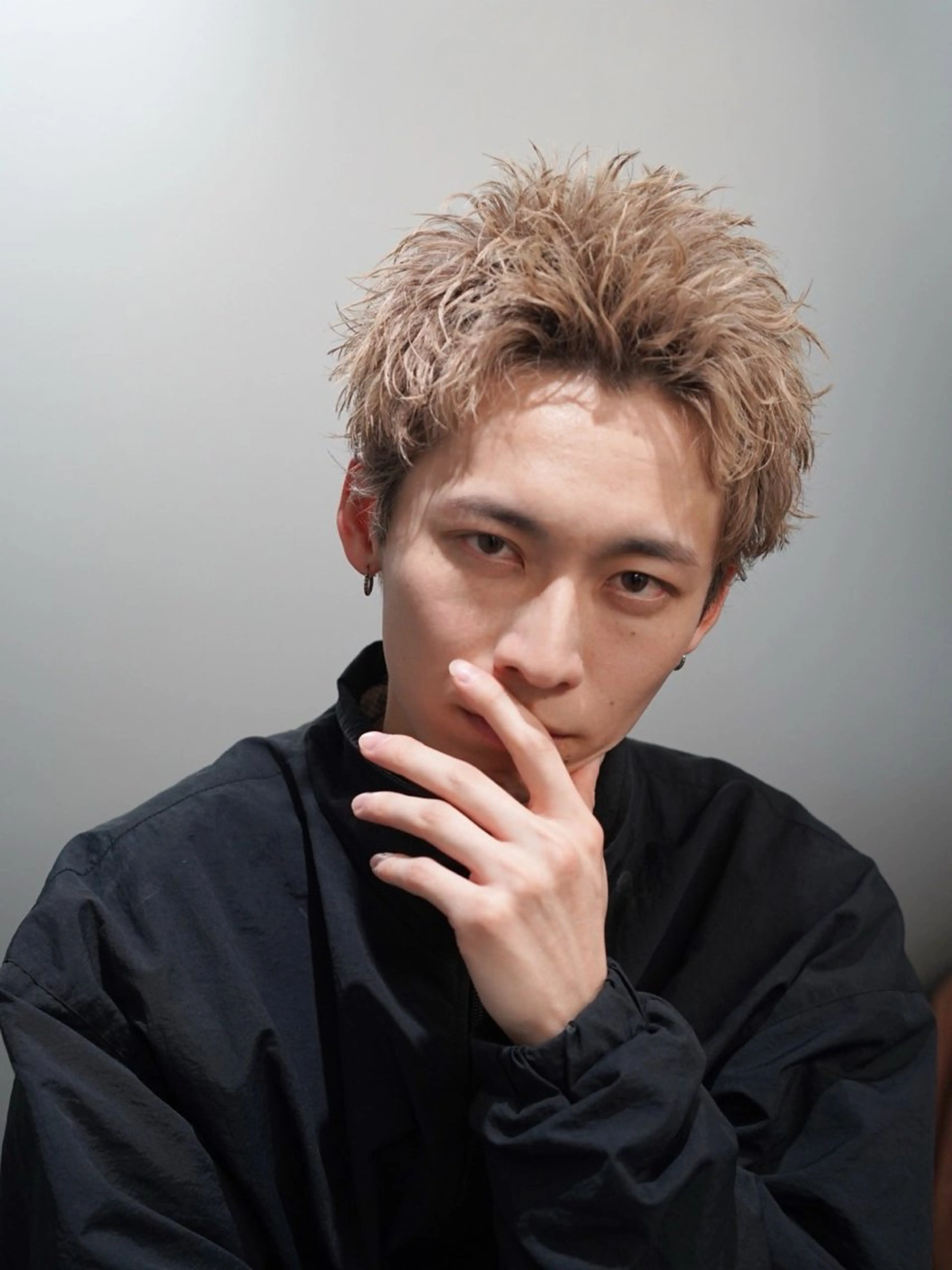 ショート メンズ メンズパーマ 波巻きパーマ fifth リュウセイのヘアスタイル