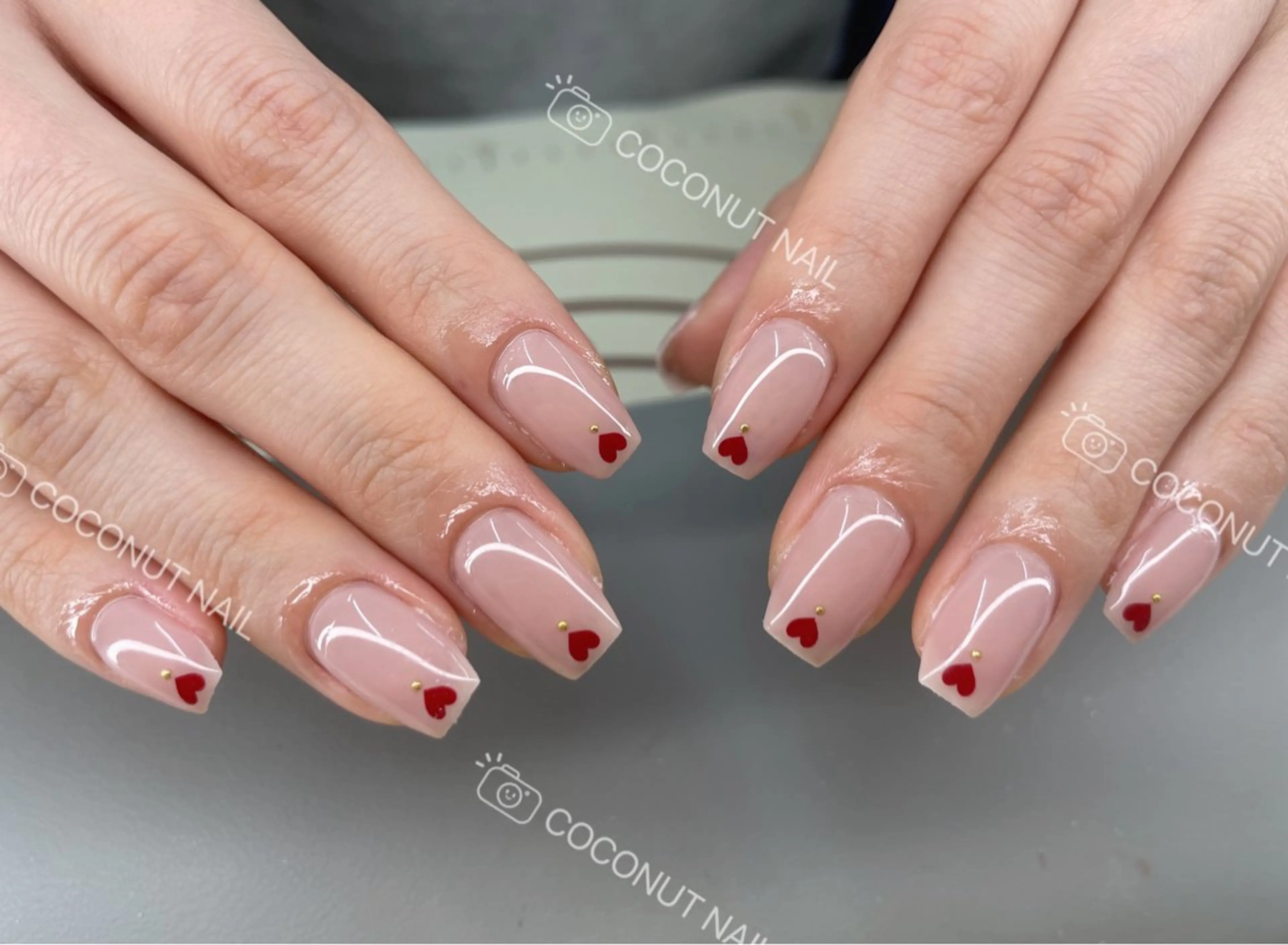 ネイル ハンドネイル 神田 ココナッツのネイルデザイン