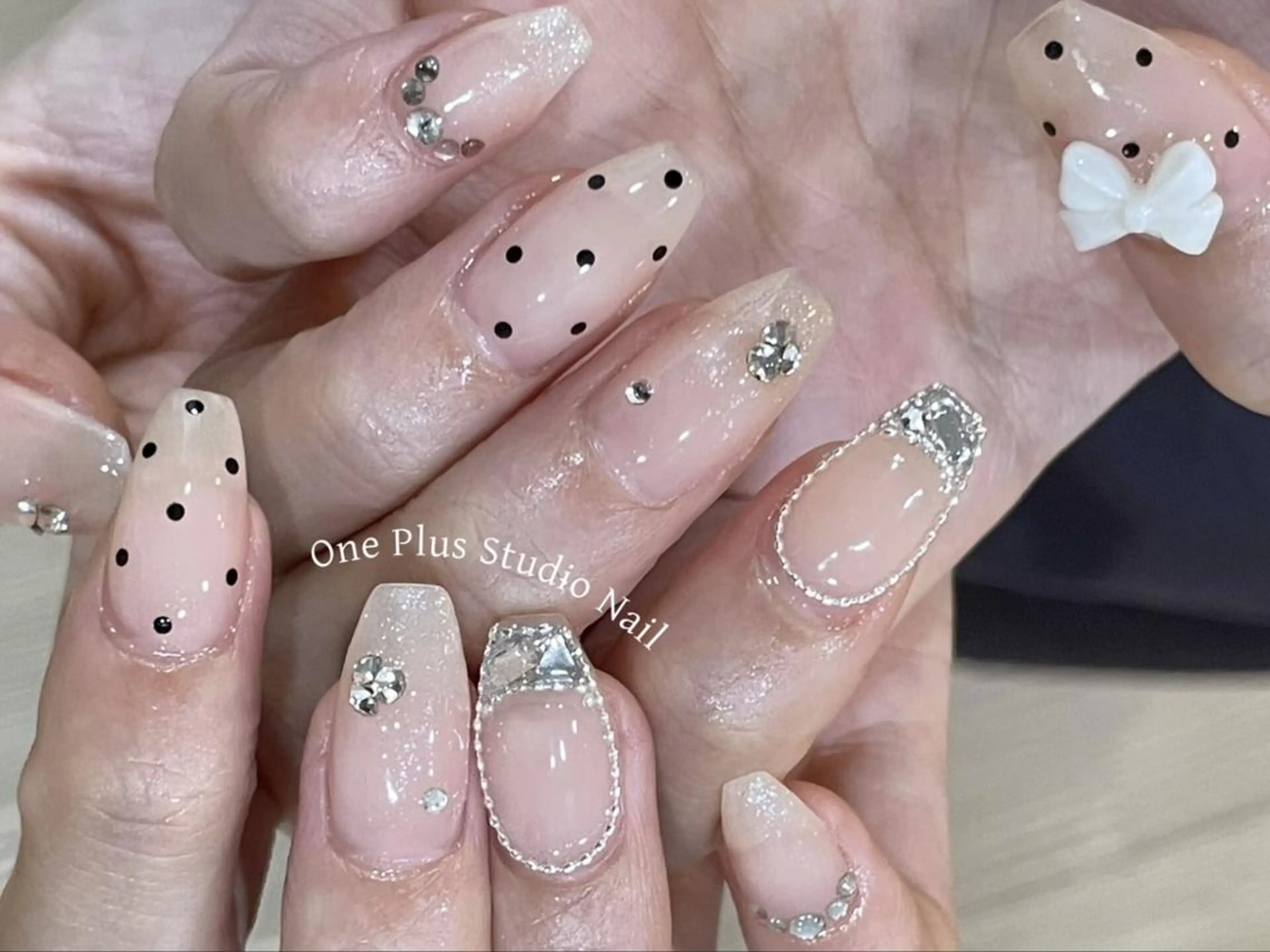 【自爪】SNS☆純欲風網紅美甲☆選べる定額コース☆8980（初回GELオフ無料）の写真