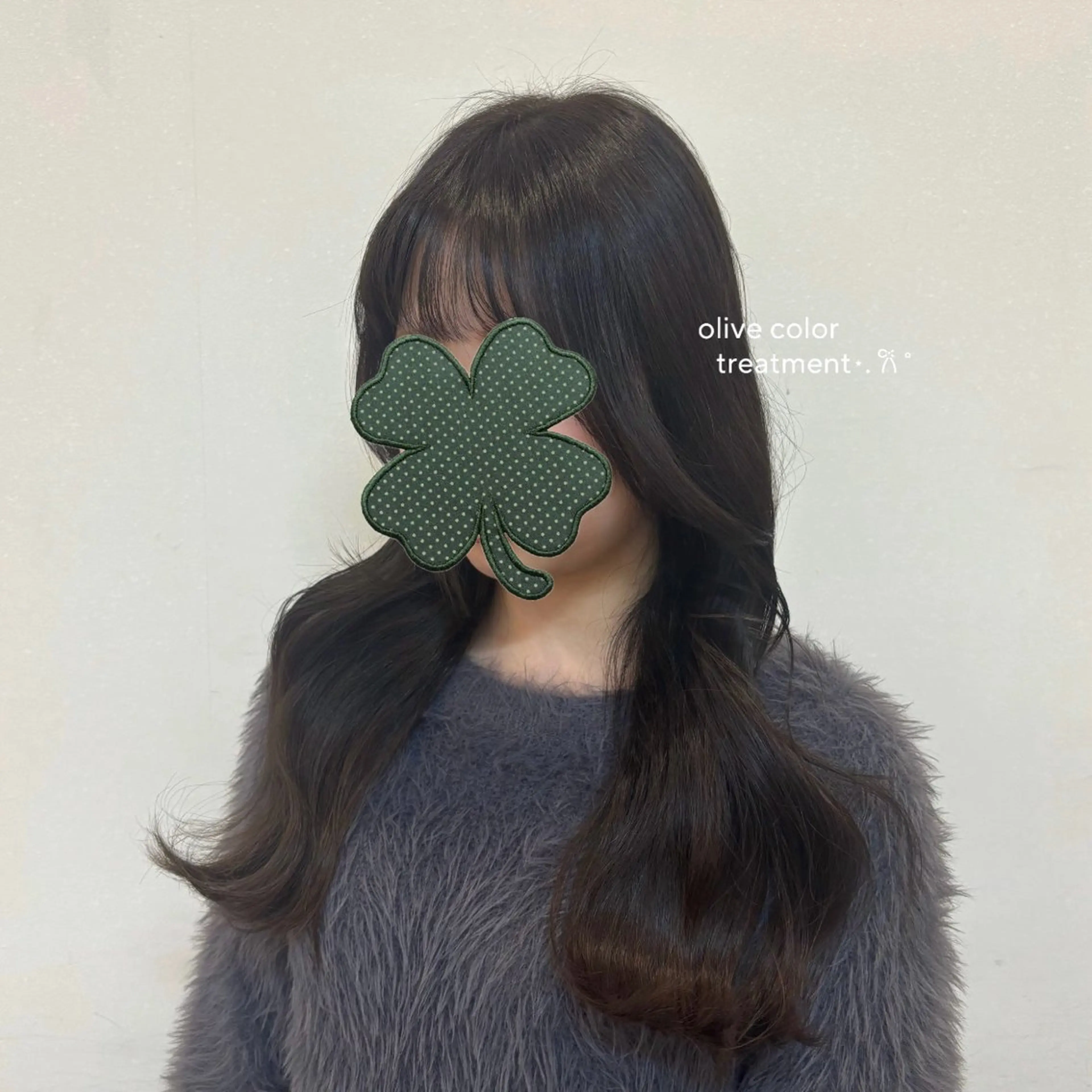 ロング カラー 透明感カラー オリーブカラー ヘアカラー 🩶透明感カラー🩶 ミズキのヘアスタイル