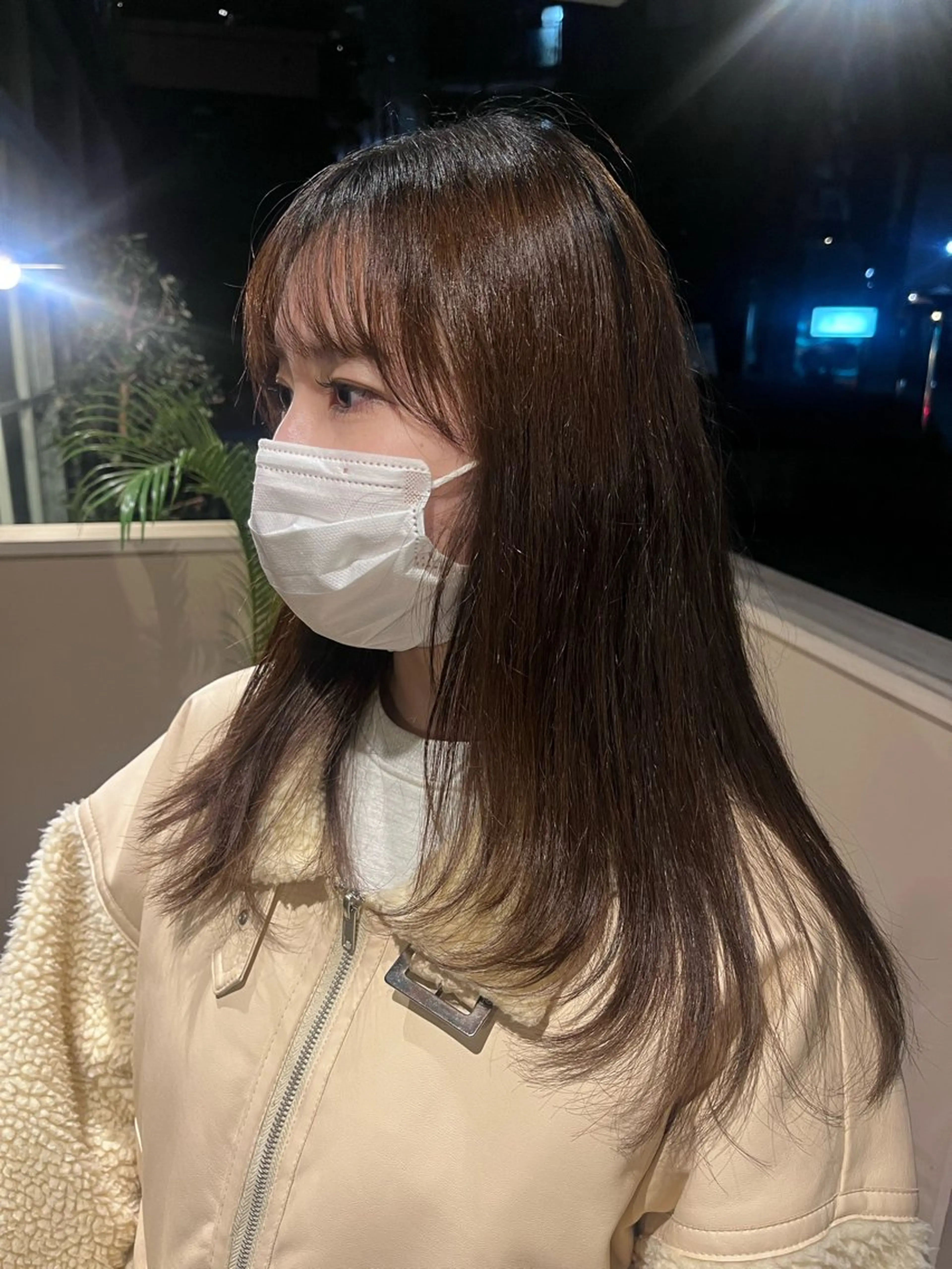 ミディアム レイヤーカット RosierBlue 工藤のヘアスタイル