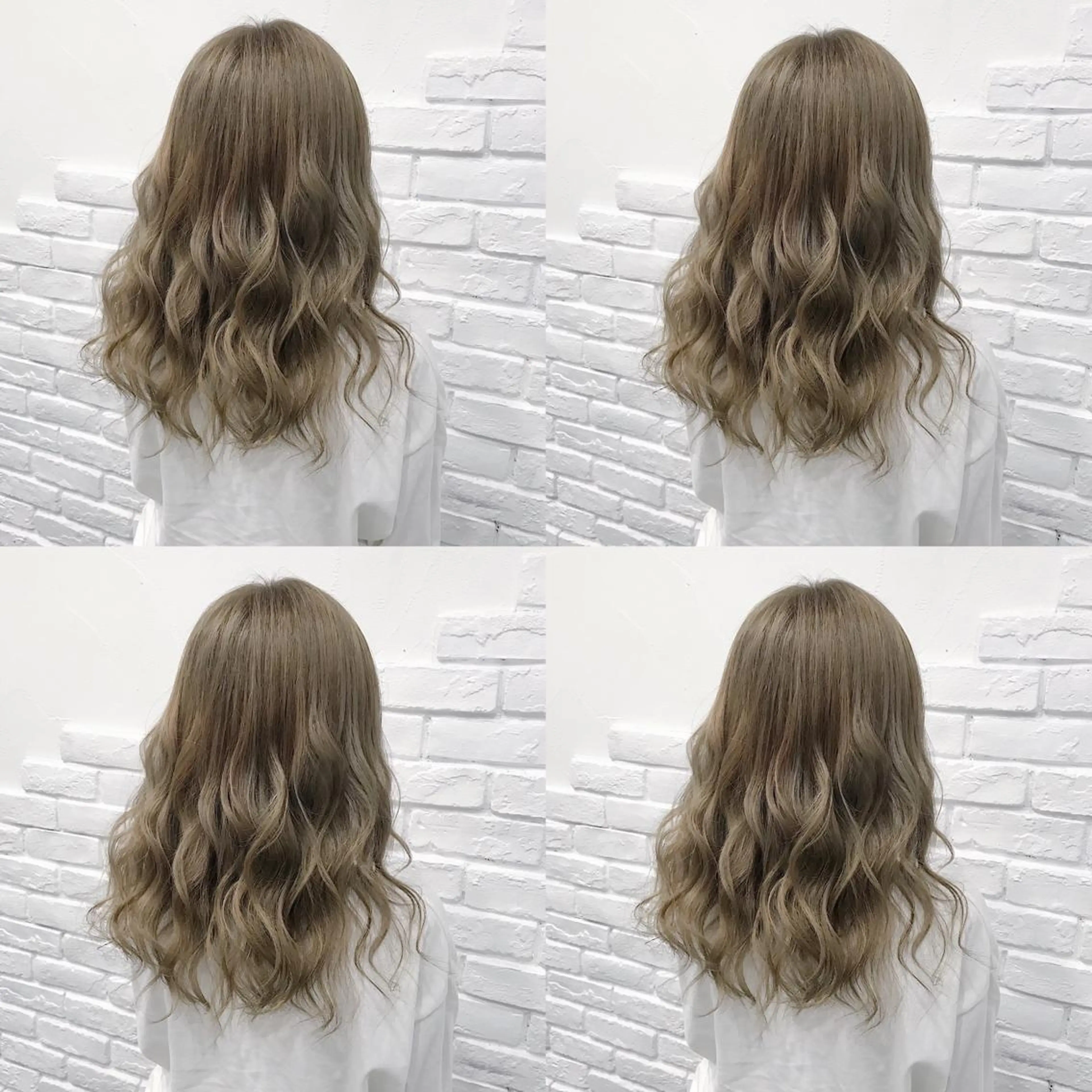 セミロング カラー ヘアアレンジ カット ヘアカラー トリートメント TAKUMAブリーチ /切りっぱなし🪽のヘアスタイル