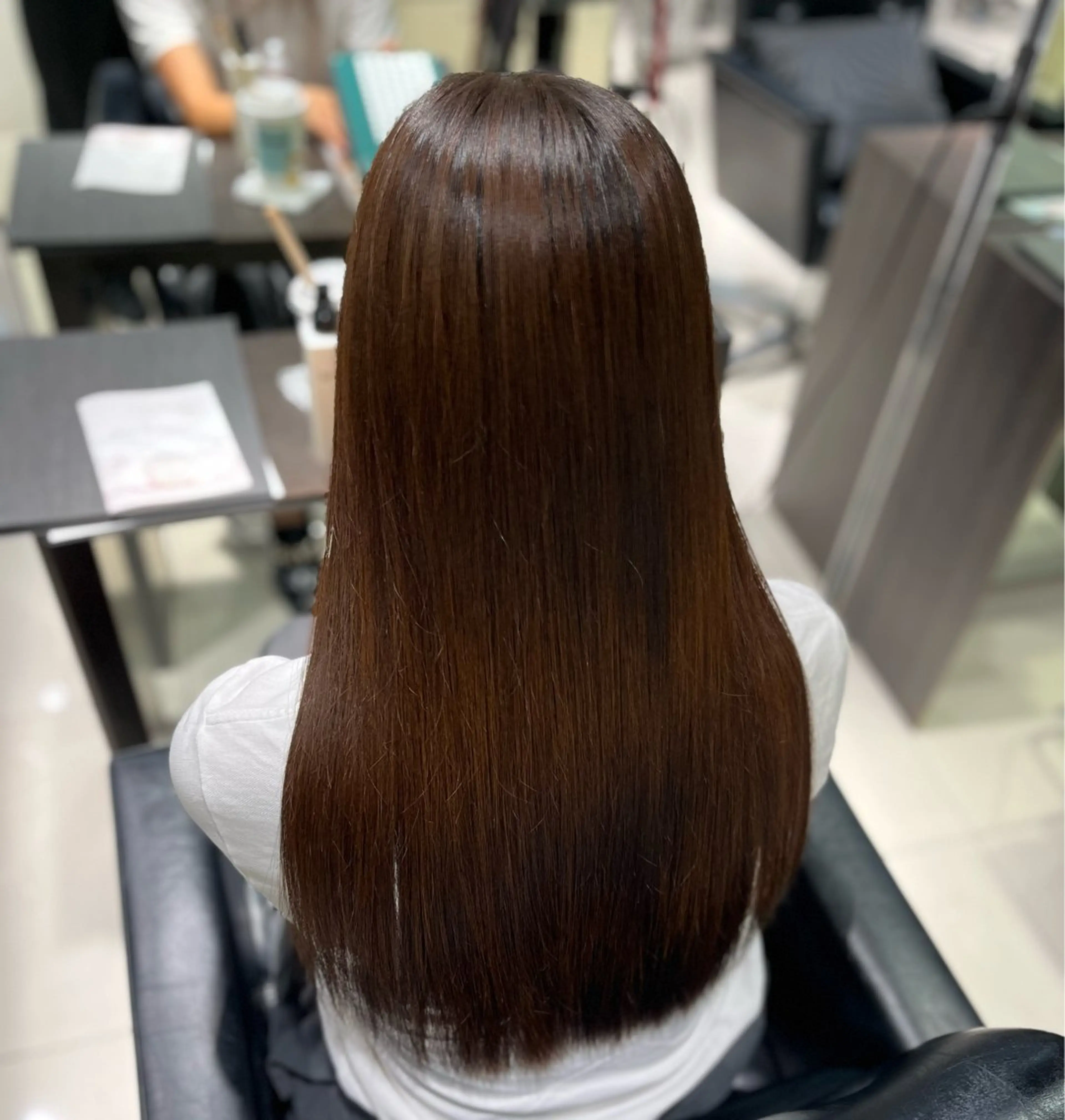 ロング カラー 髪質改善/透明感カラ ー/レイヤー/あやはのヘアスタイル