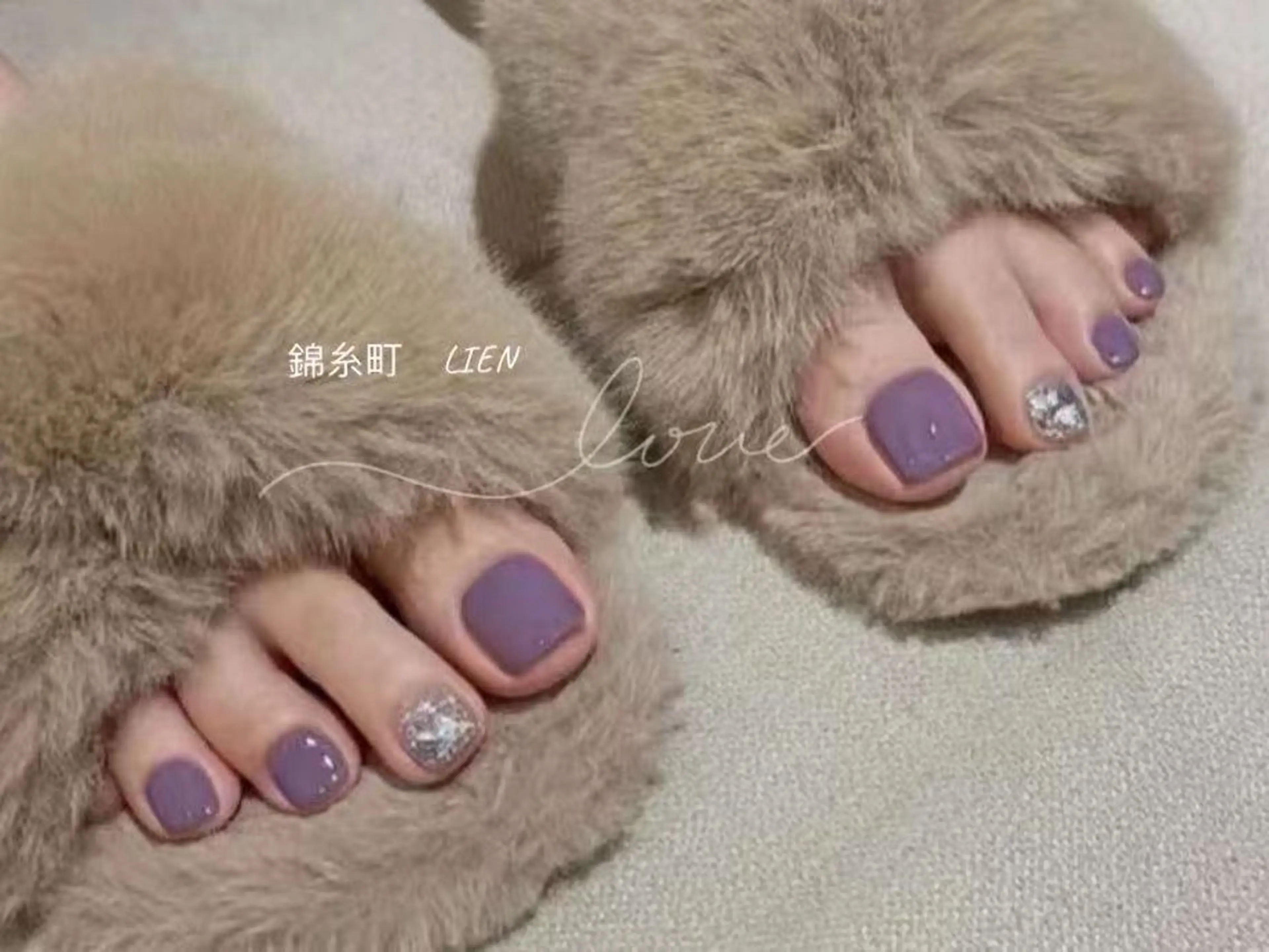 🌼フット定額シンプルコース(ソフトジェルオフ無料・丁寧ケア込、美白ケア、集中保湿ケア、フットマスクつけ)の写真