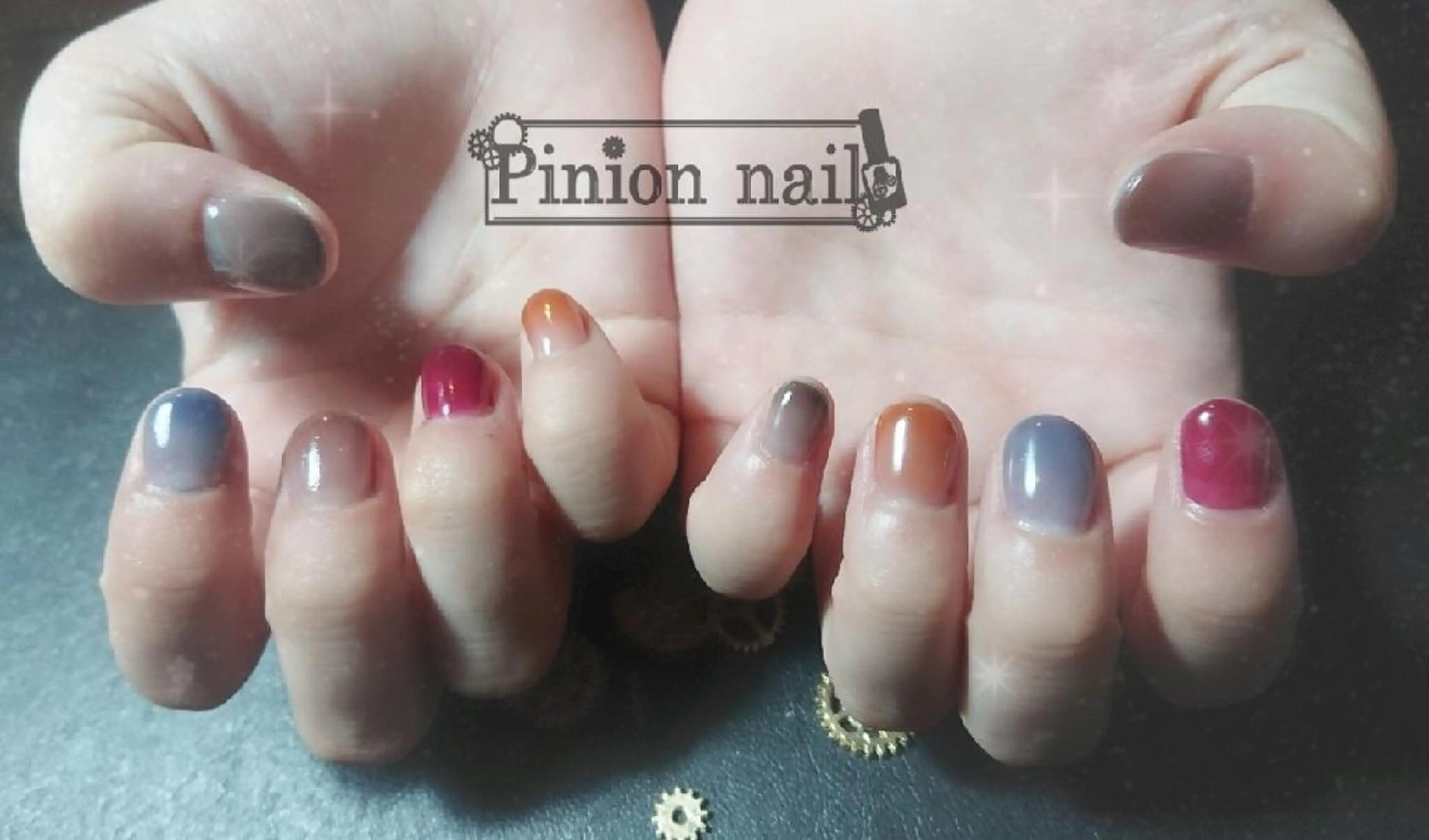 ネイル グラデーション 【推し活応援サロン】 Mea nuiのネイルデザイン